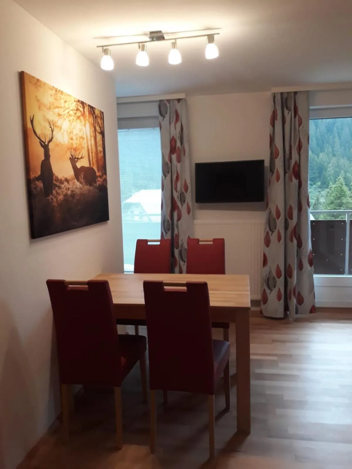 Dining area in Ferienwohnung Ski-Hans