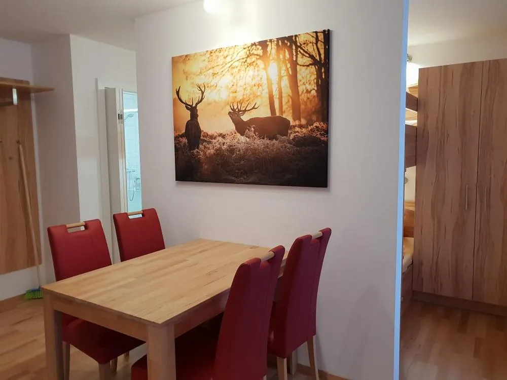 Dining area in Ferienwohnung Ski-Hans