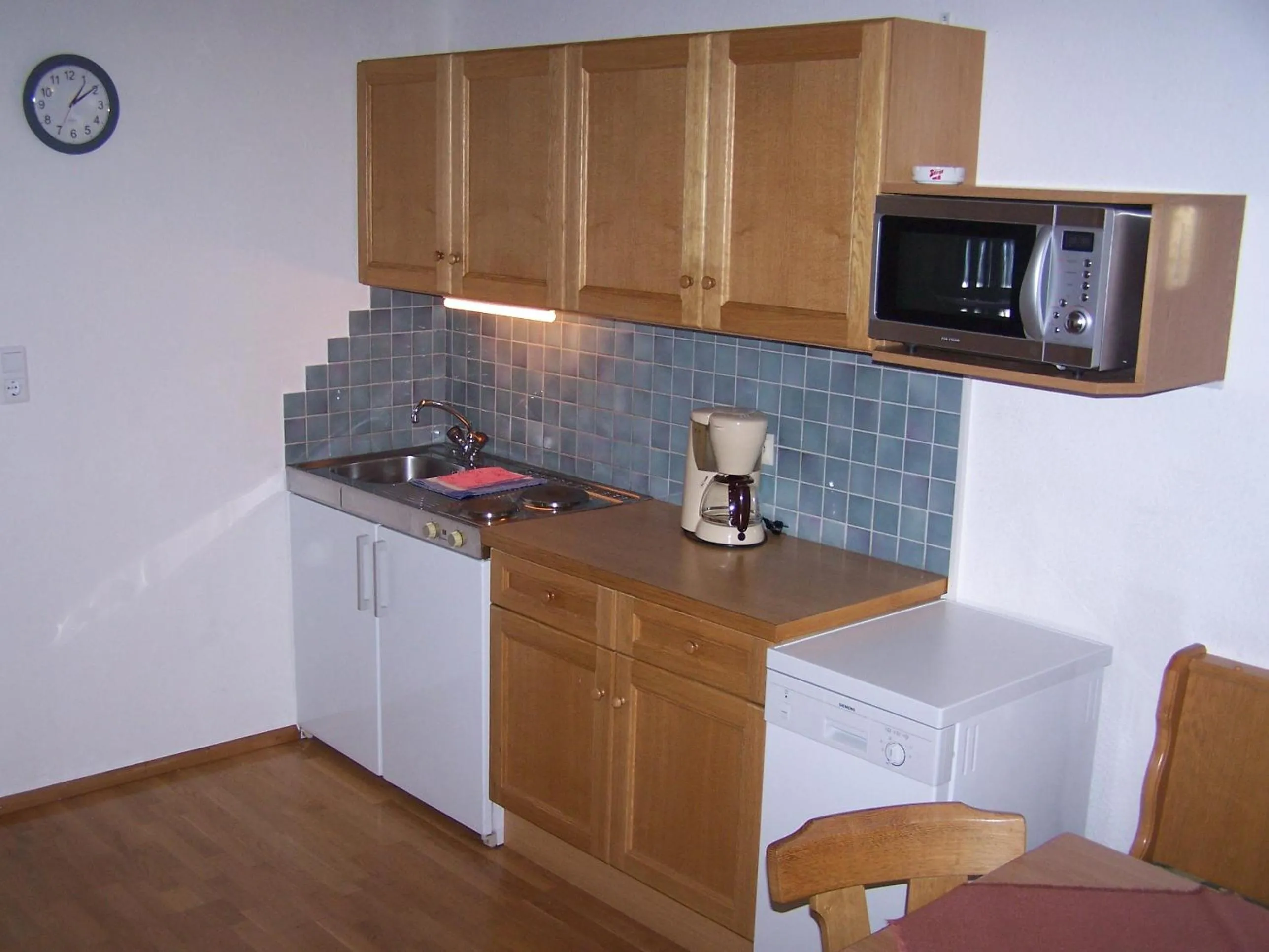 Kitchen or kitchenette in Ferienwohnung Ski-Hans