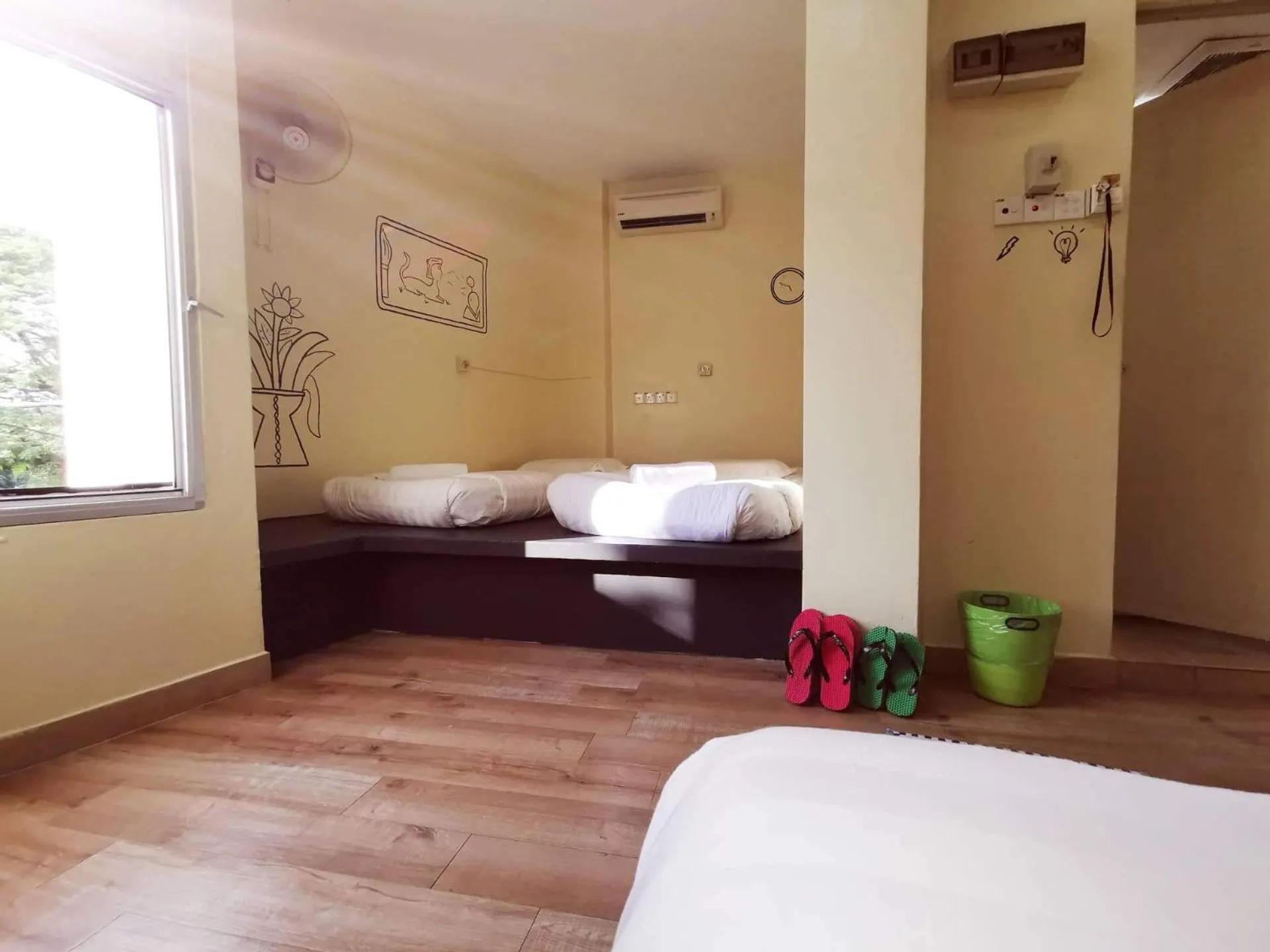 Bed in Abby by the river