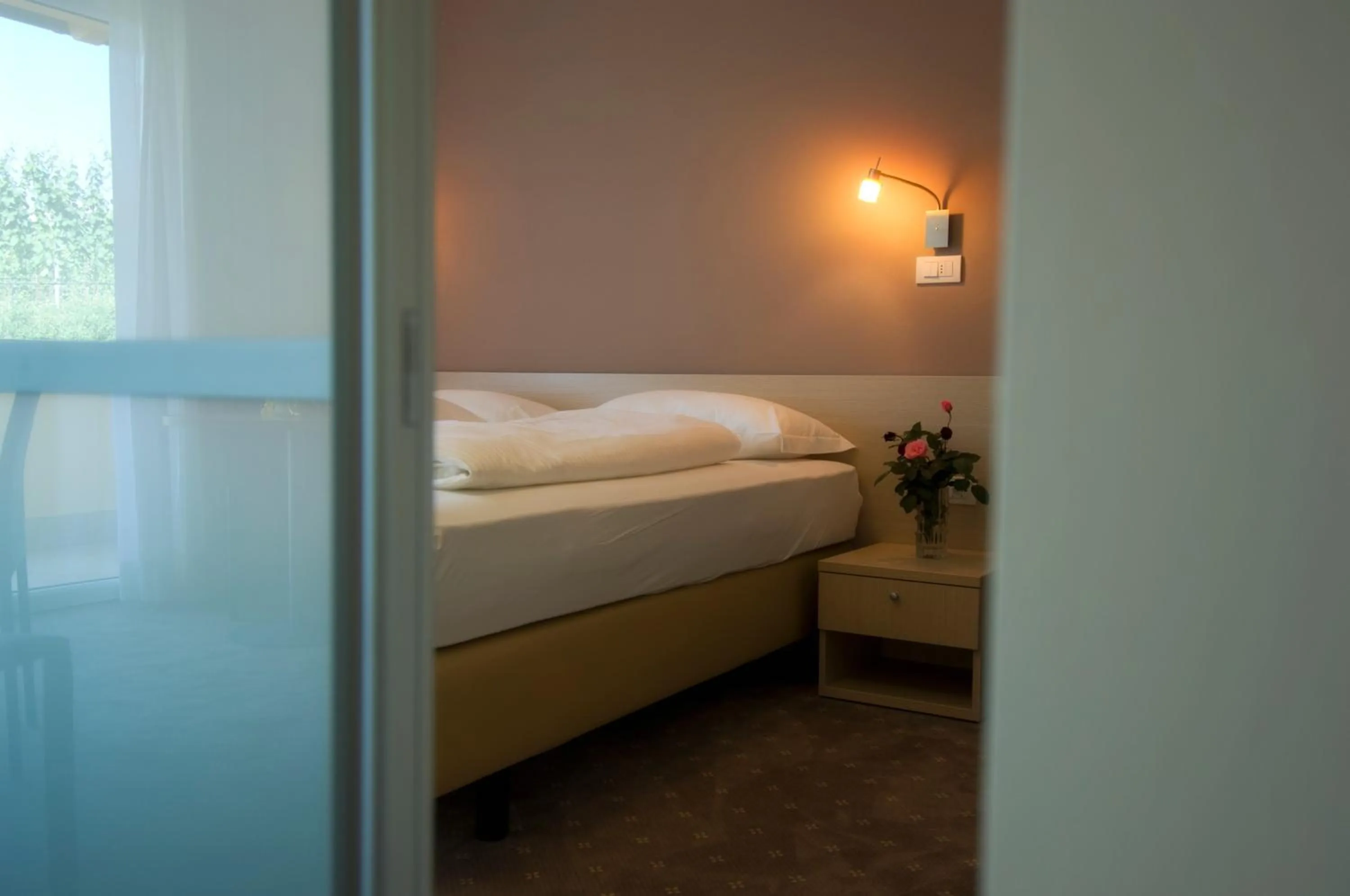 Decorative detail, Bed in Hotel Weingarten