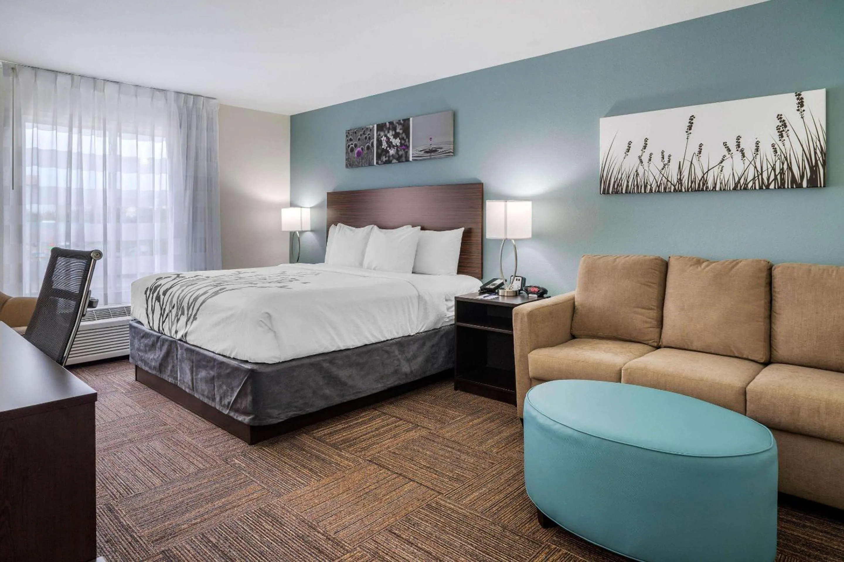 Photo of the whole room, Bed in Sleep Inn & Suites near Westchase