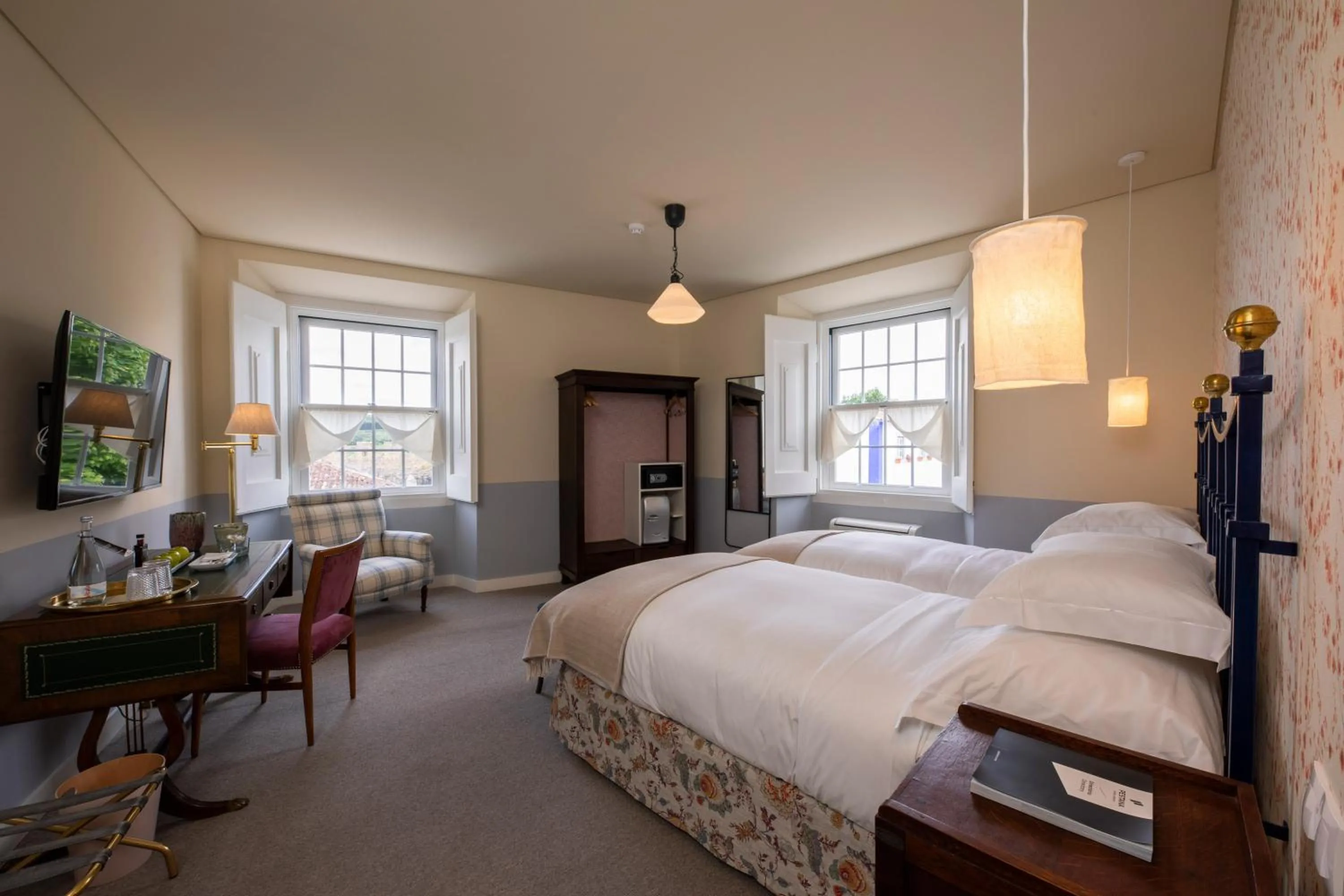 Bed in Pousada Vila Óbidos