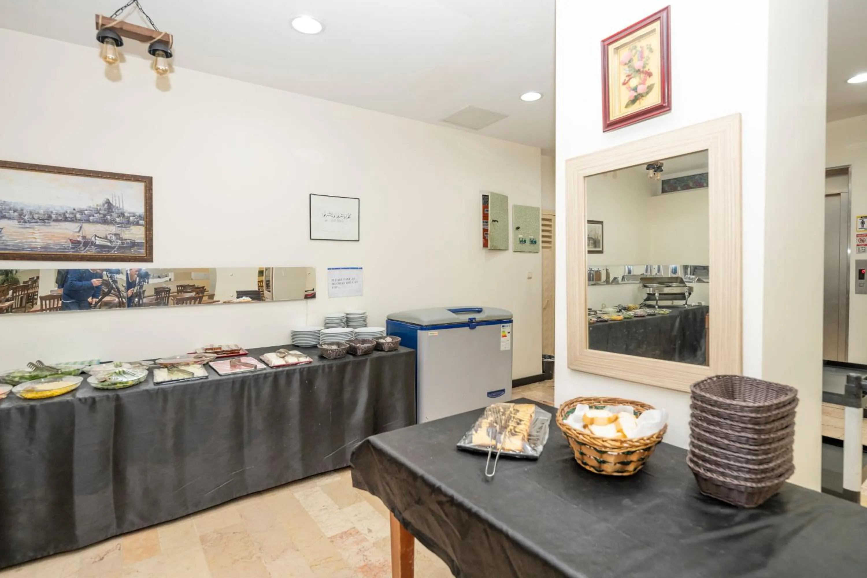 Buffet breakfast in Tugra Hotel