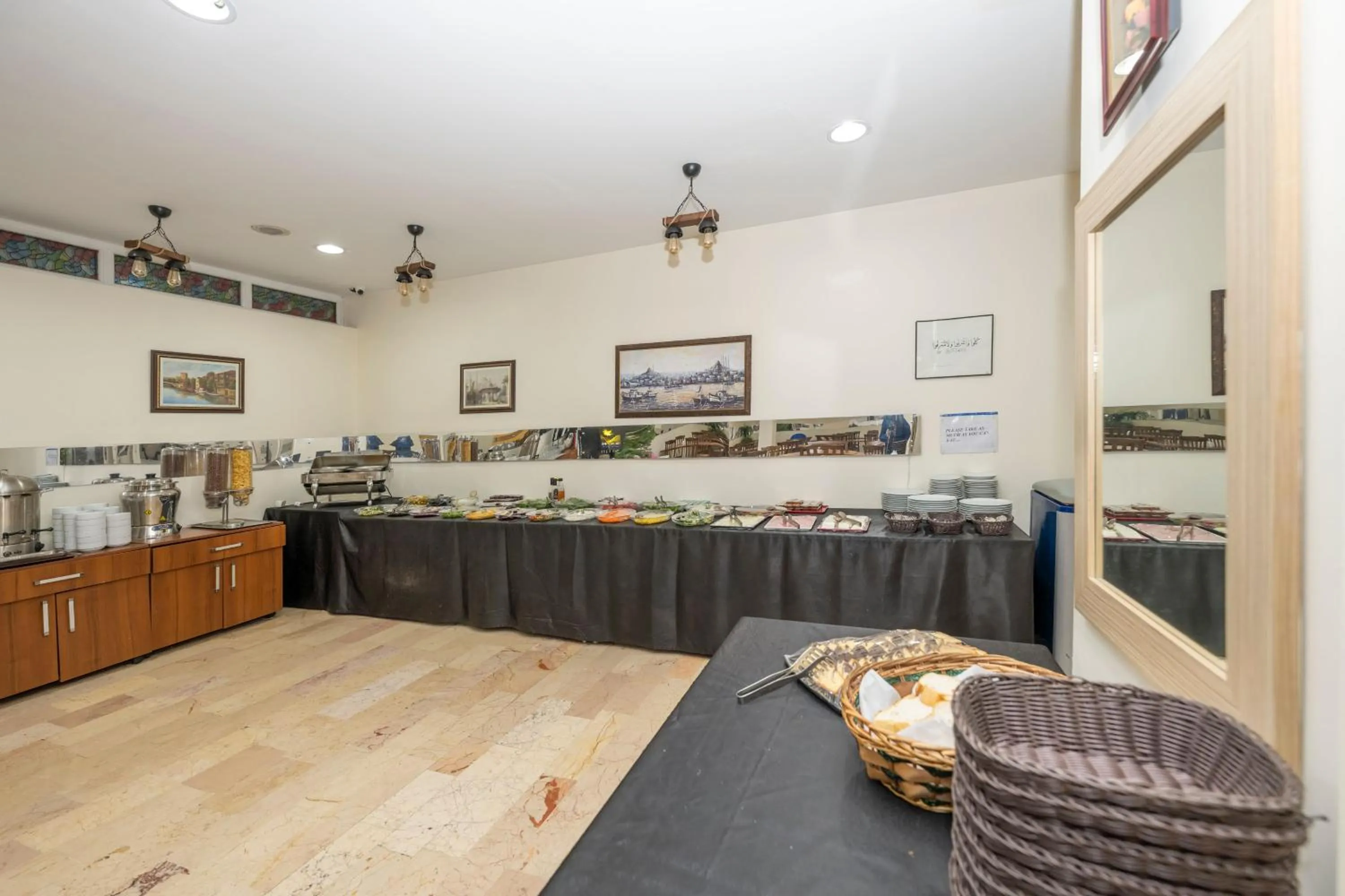 Buffet breakfast in Tugra Hotel