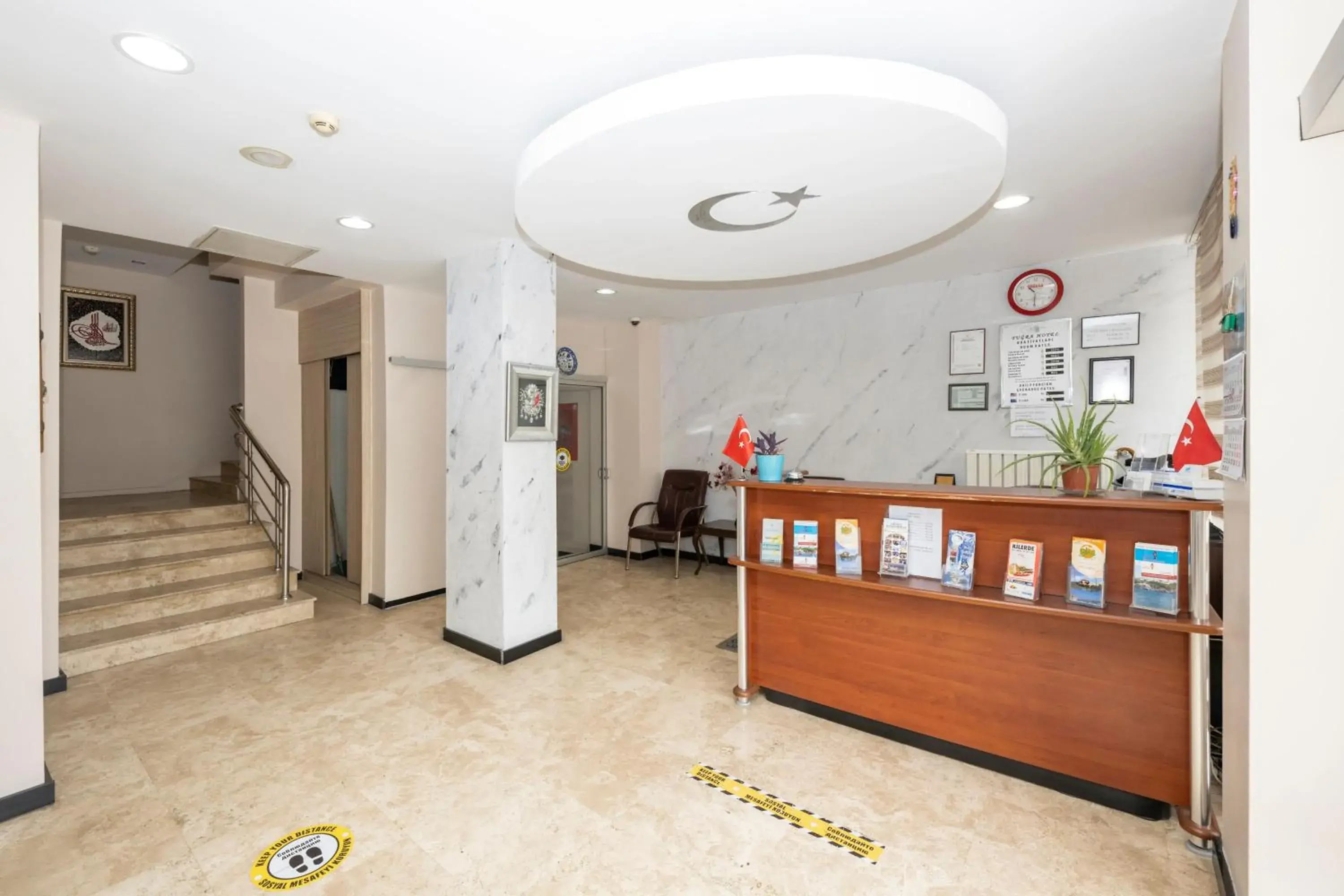 Lobby or reception in Tugra Hotel Lobby or reception in Tugra Hotel