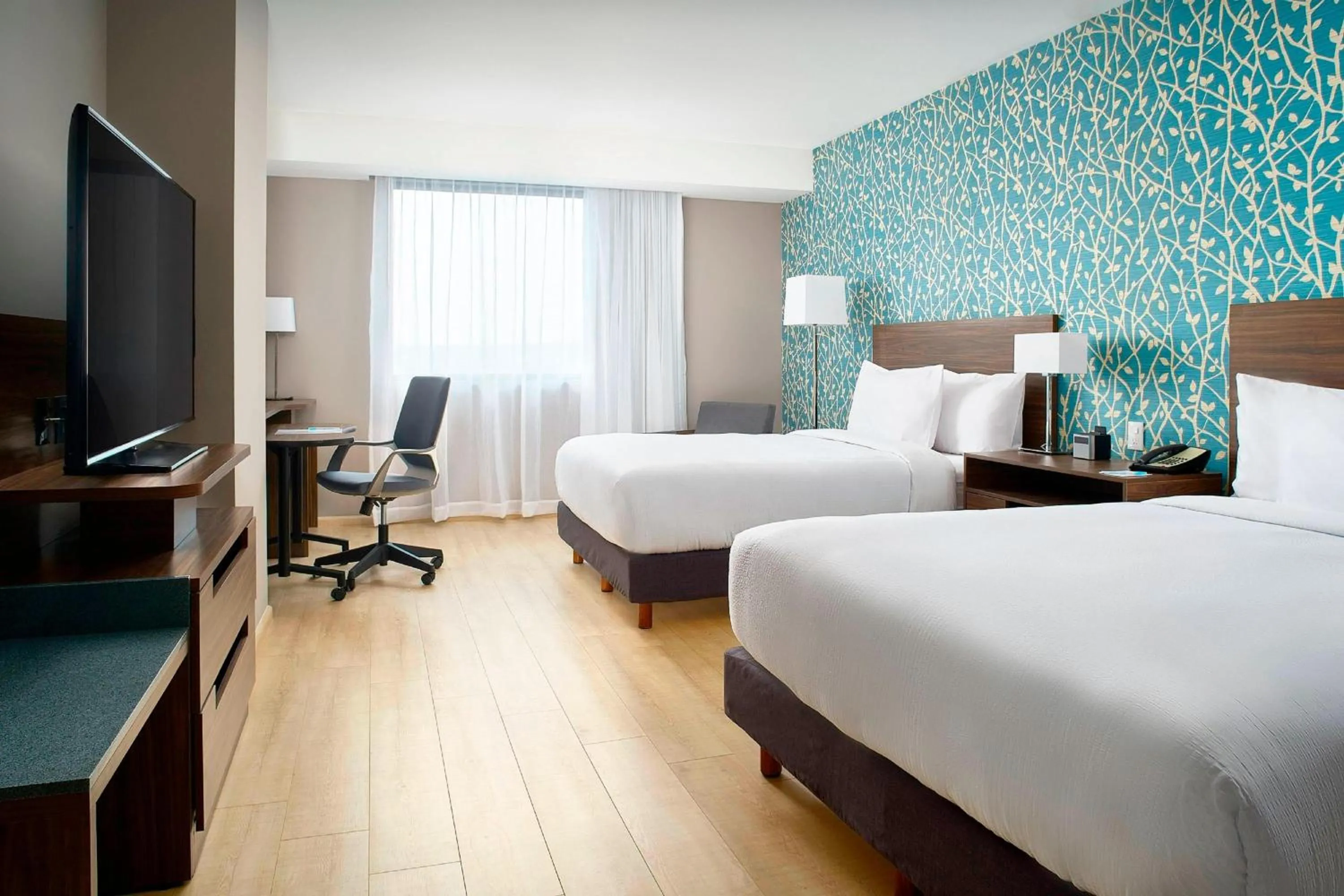 Photo of the whole room, Bed in Fairfield Inn & Suites by Marriott Aguascalientes