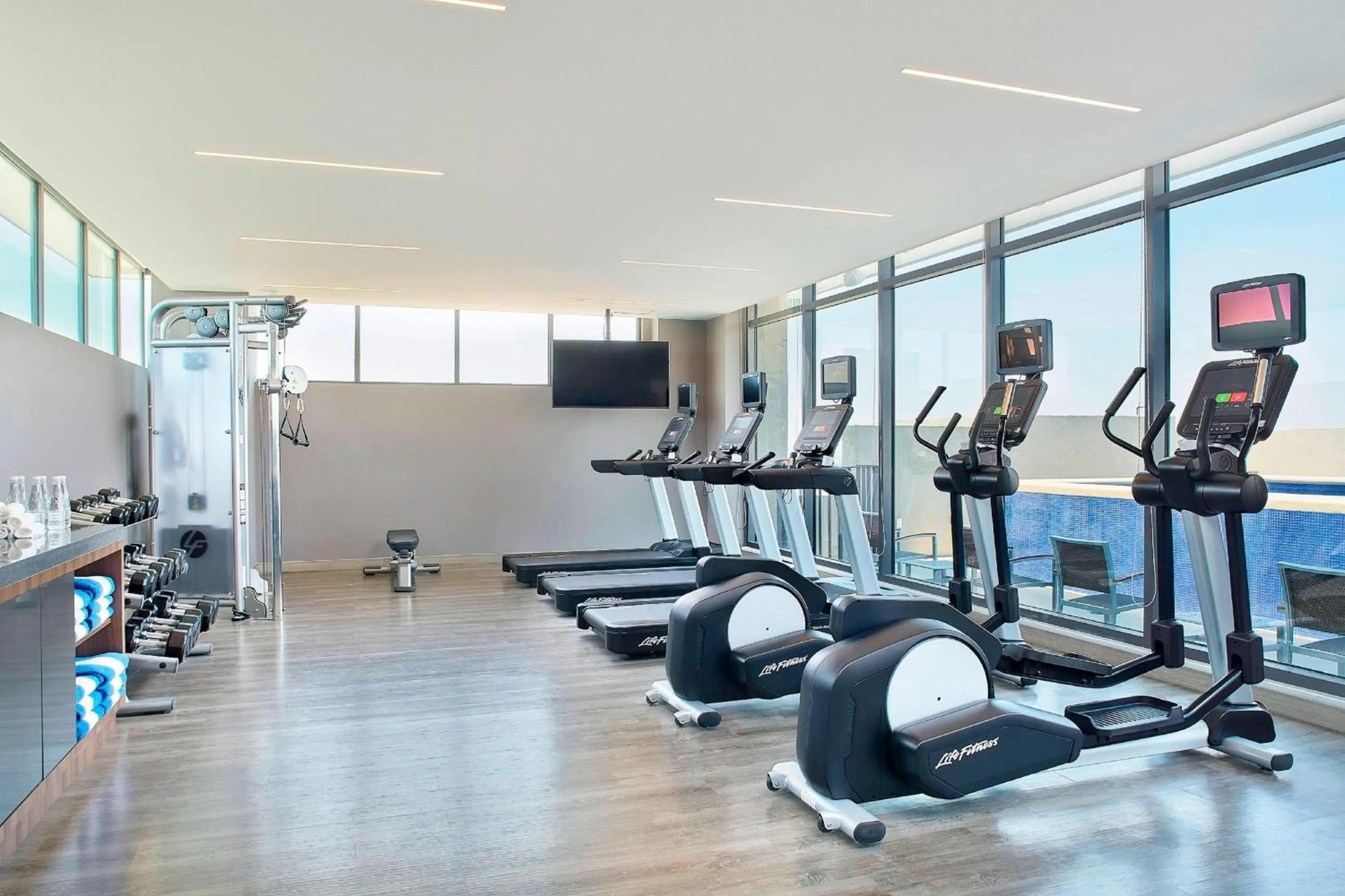 Fitness centre/facilities in Fairfield Inn & Suites by Marriott Aguascalientes