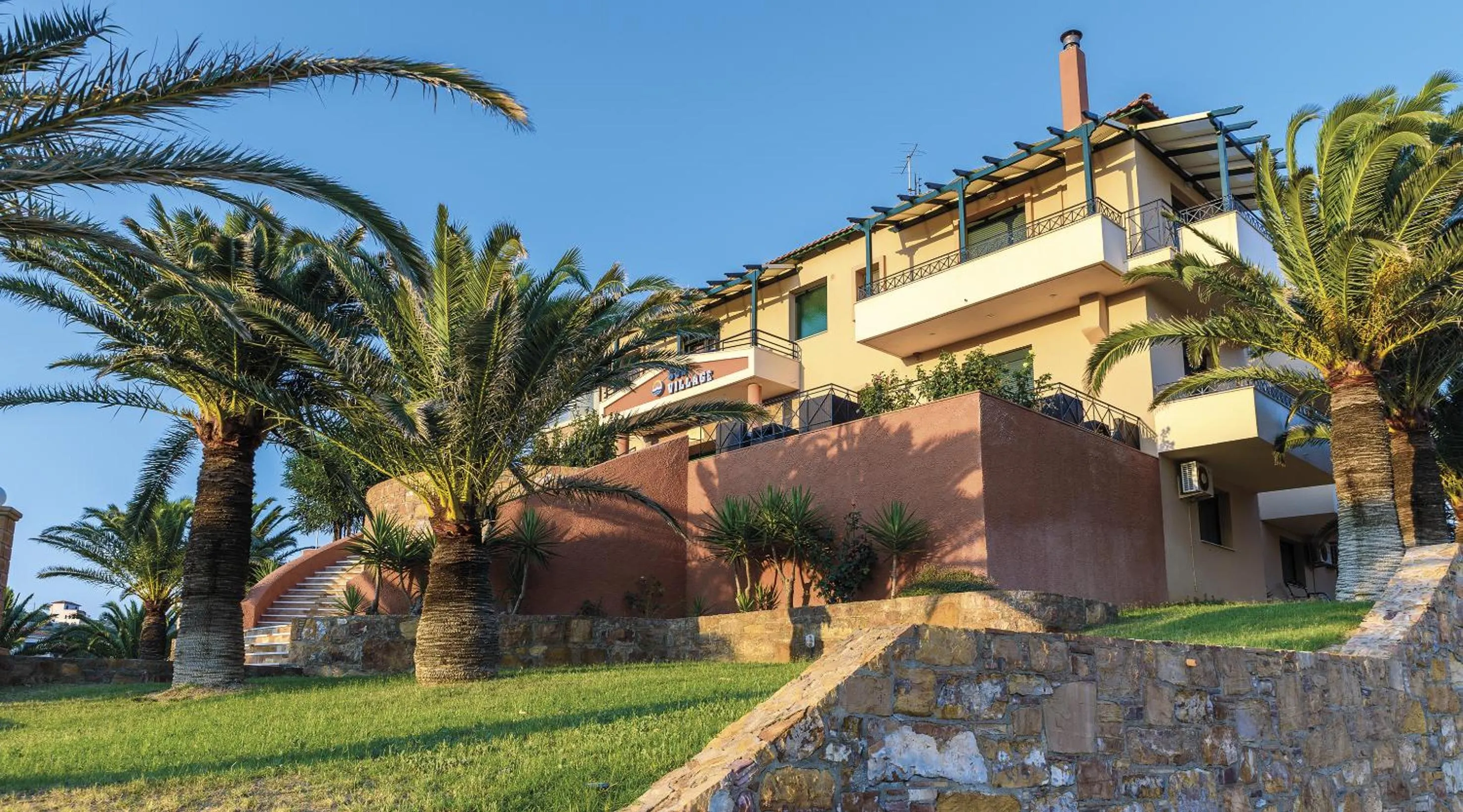 Garden view in Sun Village Hotel Apartments