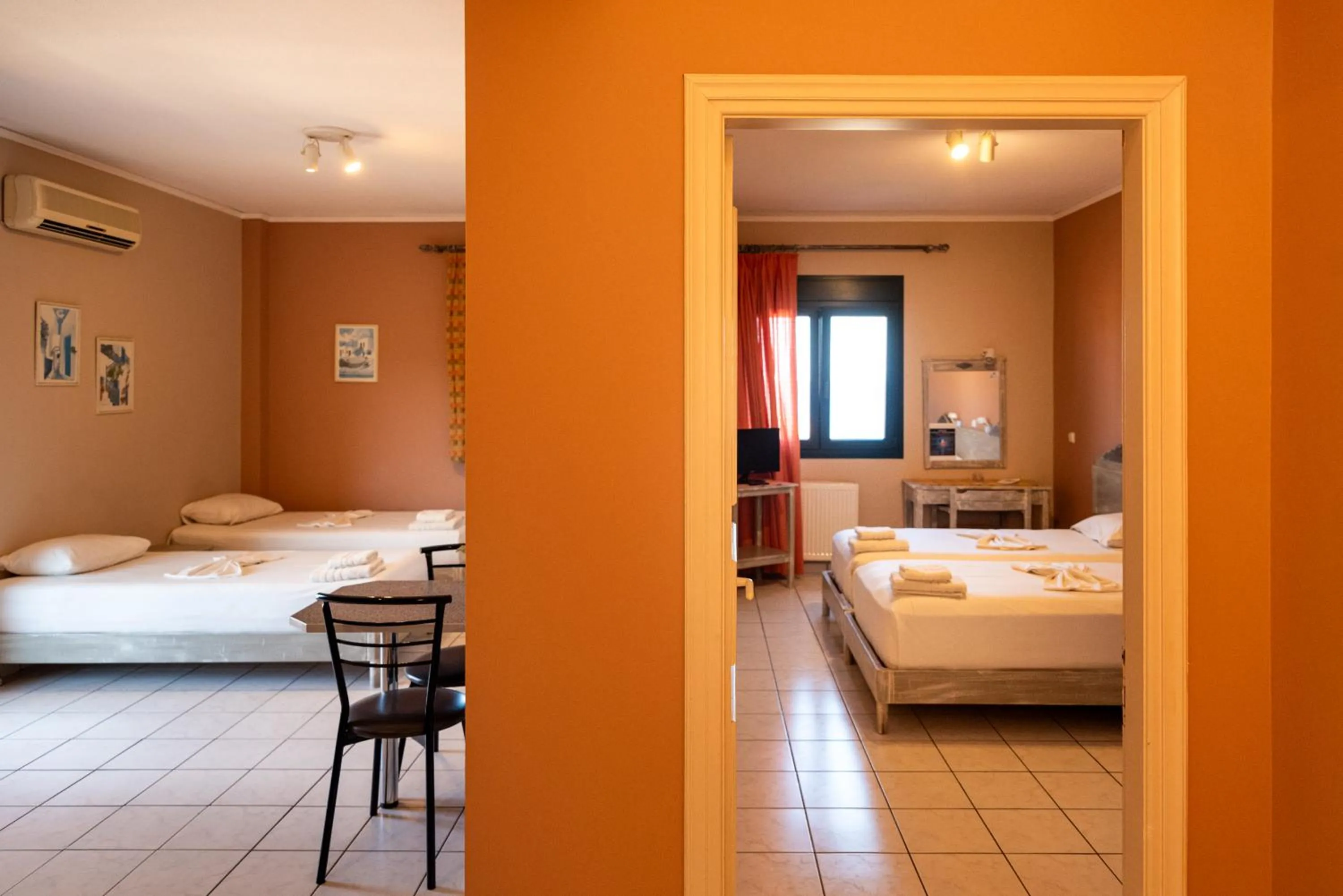 Bed in Sun Village Hotel Apartments