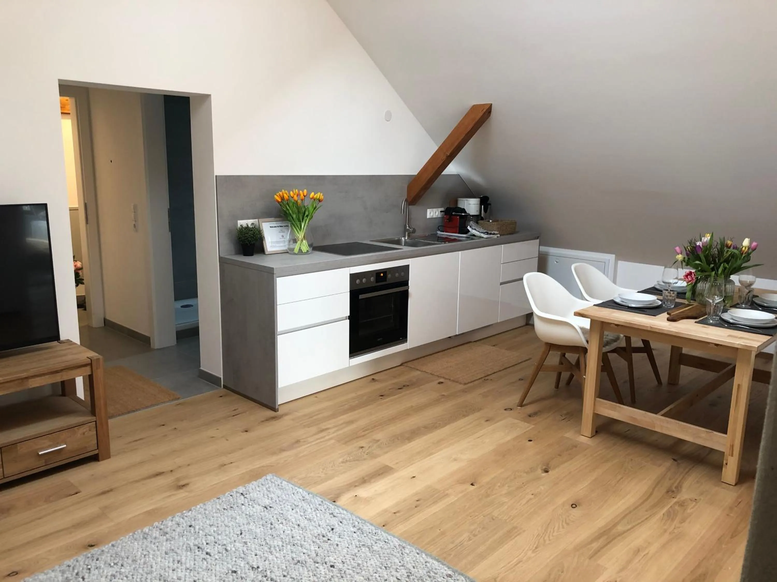 Kitchen or kitchenette in mama käthe - Apartments