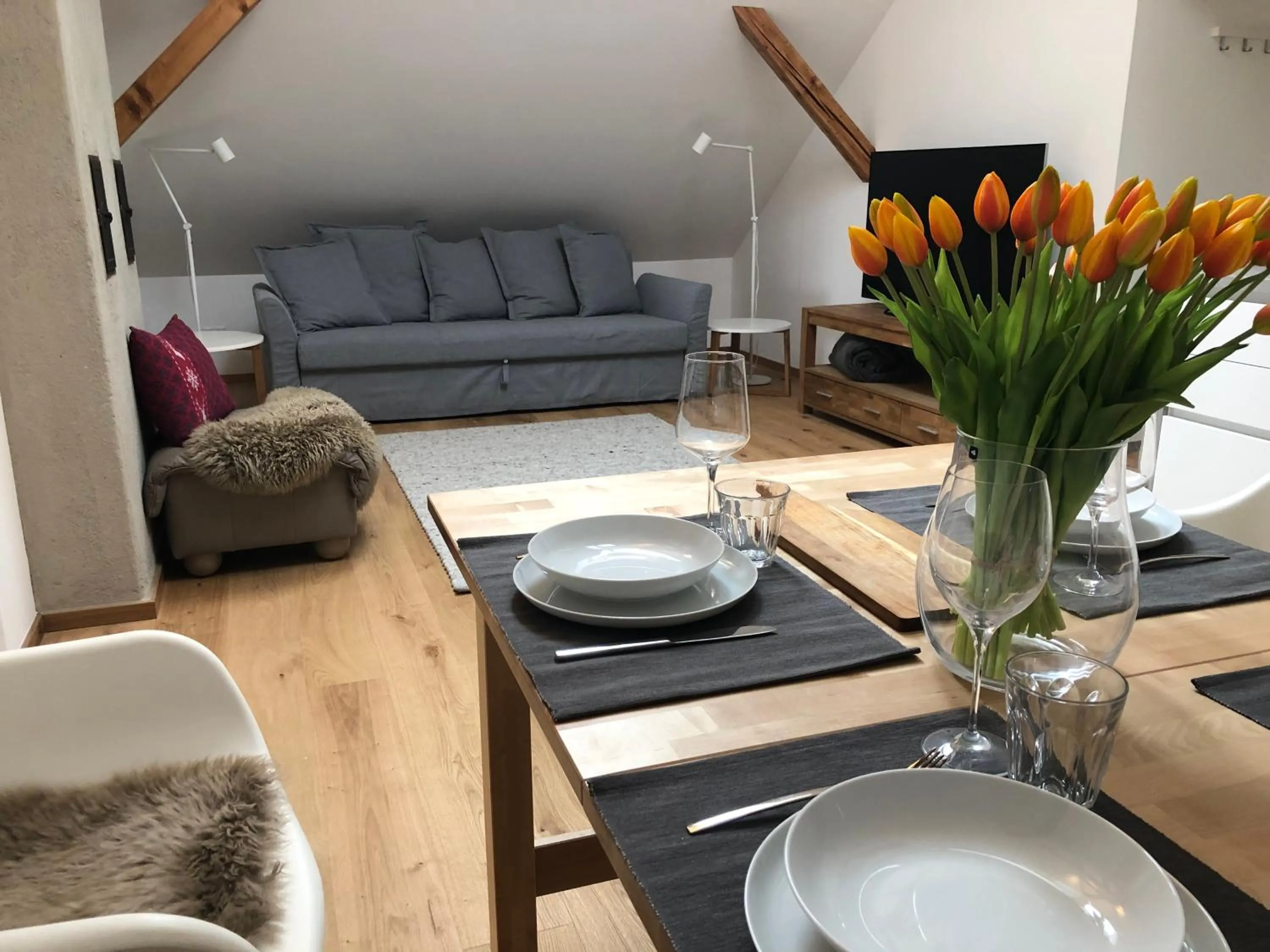 Living room in mama käthe - Apartments