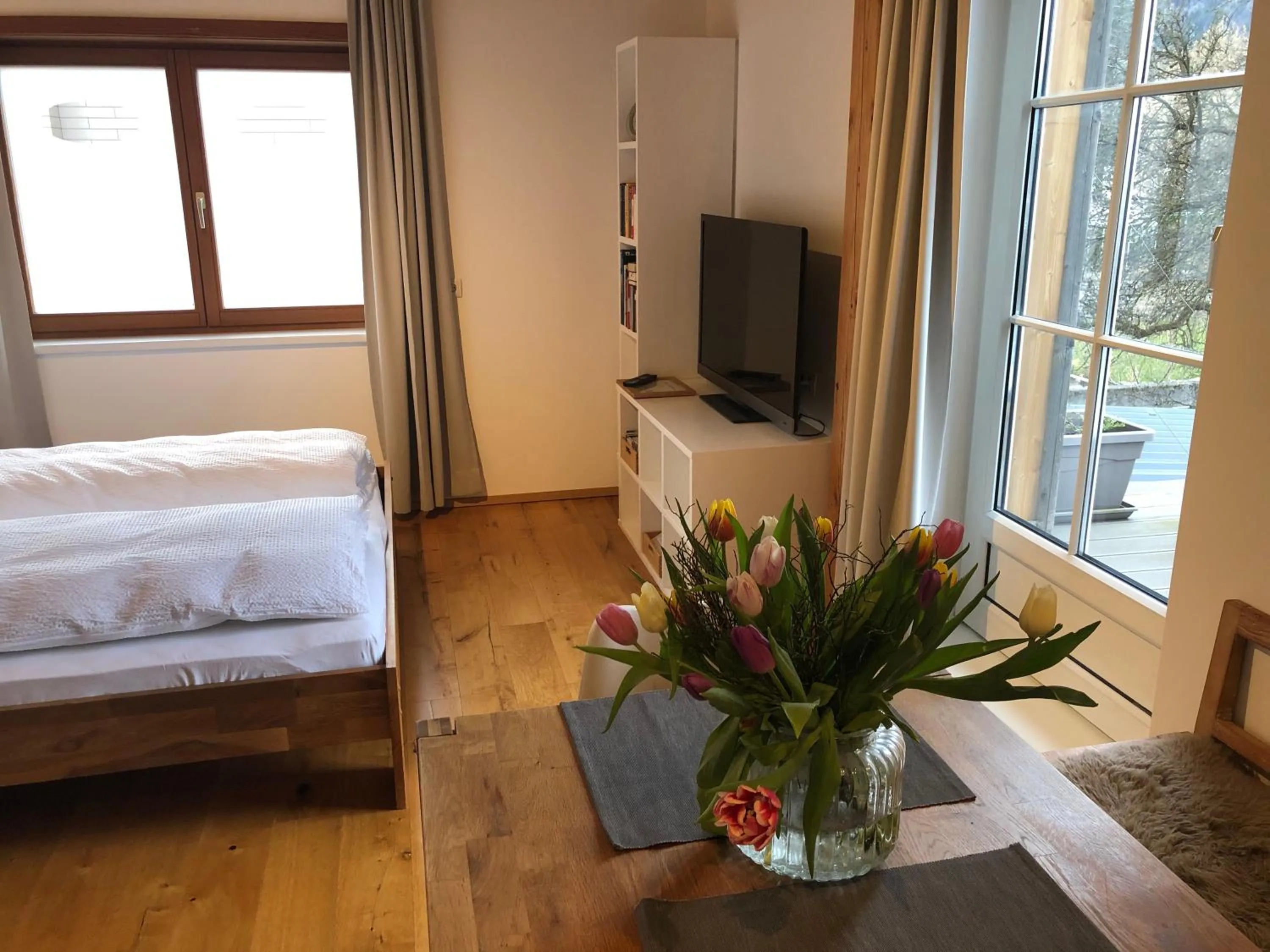 View (from property/room), Bed in mama käthe - Apartments