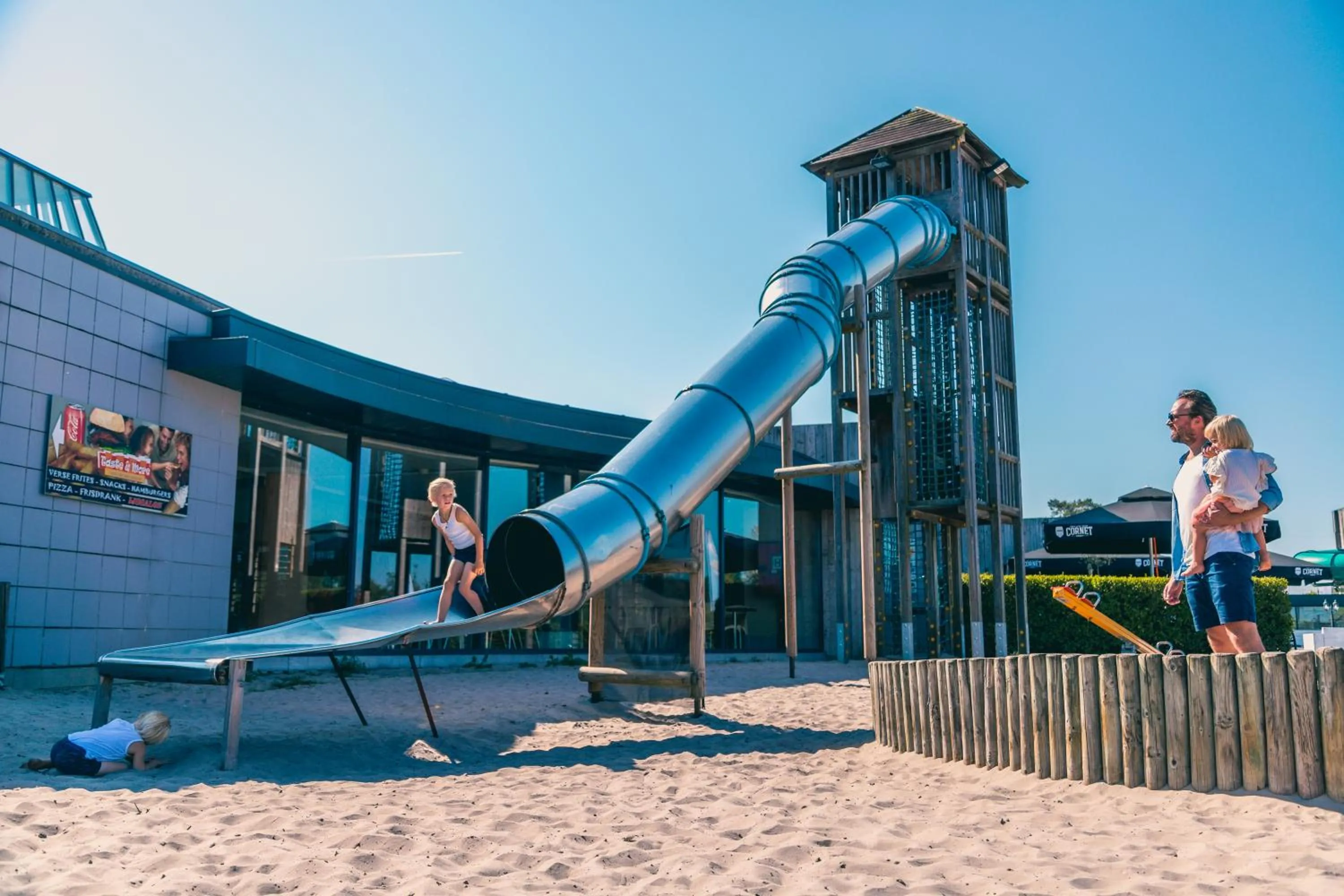 Children play ground in EuroParcs Zilverstrand