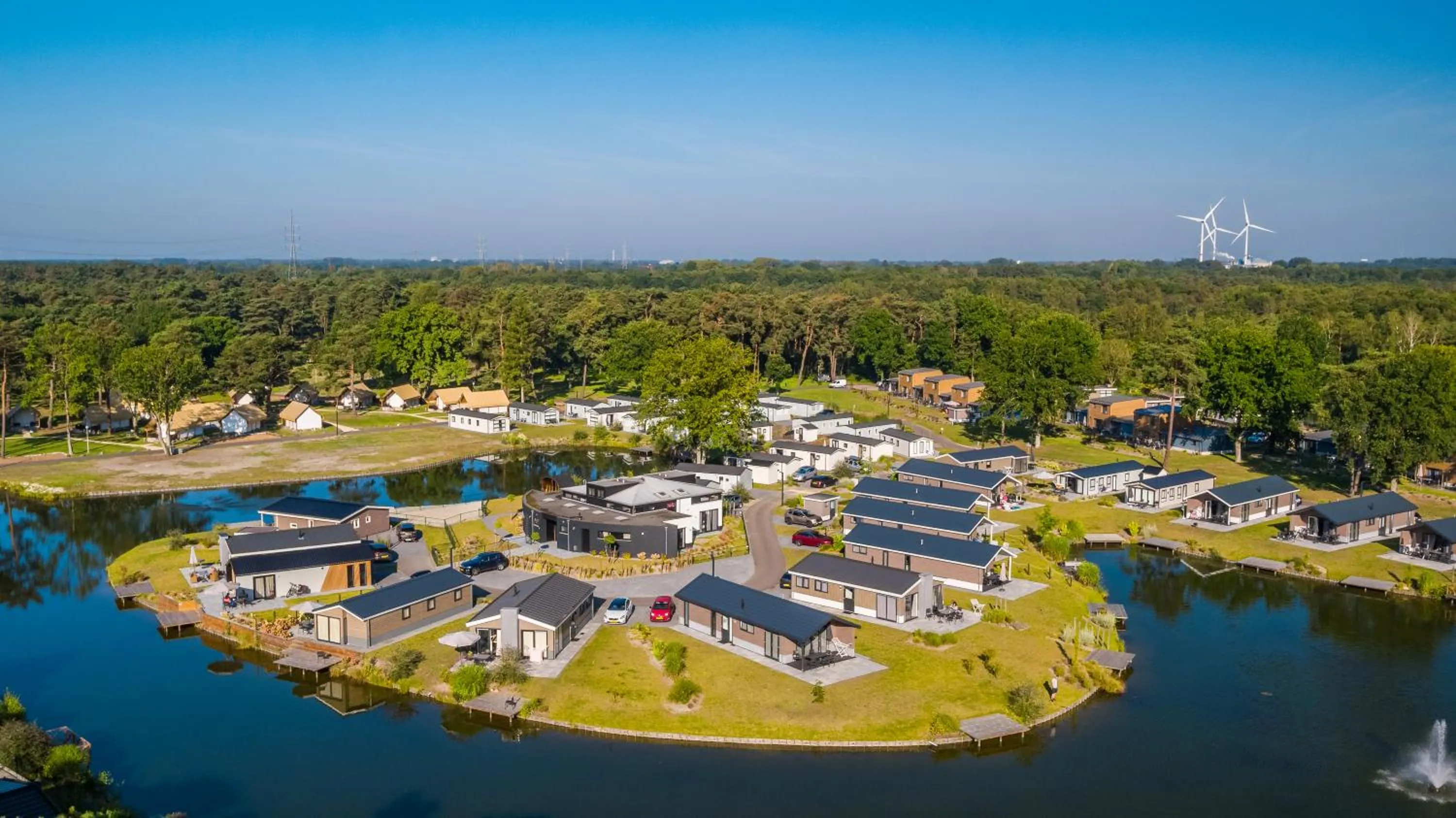 Bird's eye view in EuroParcs Zilverstrand