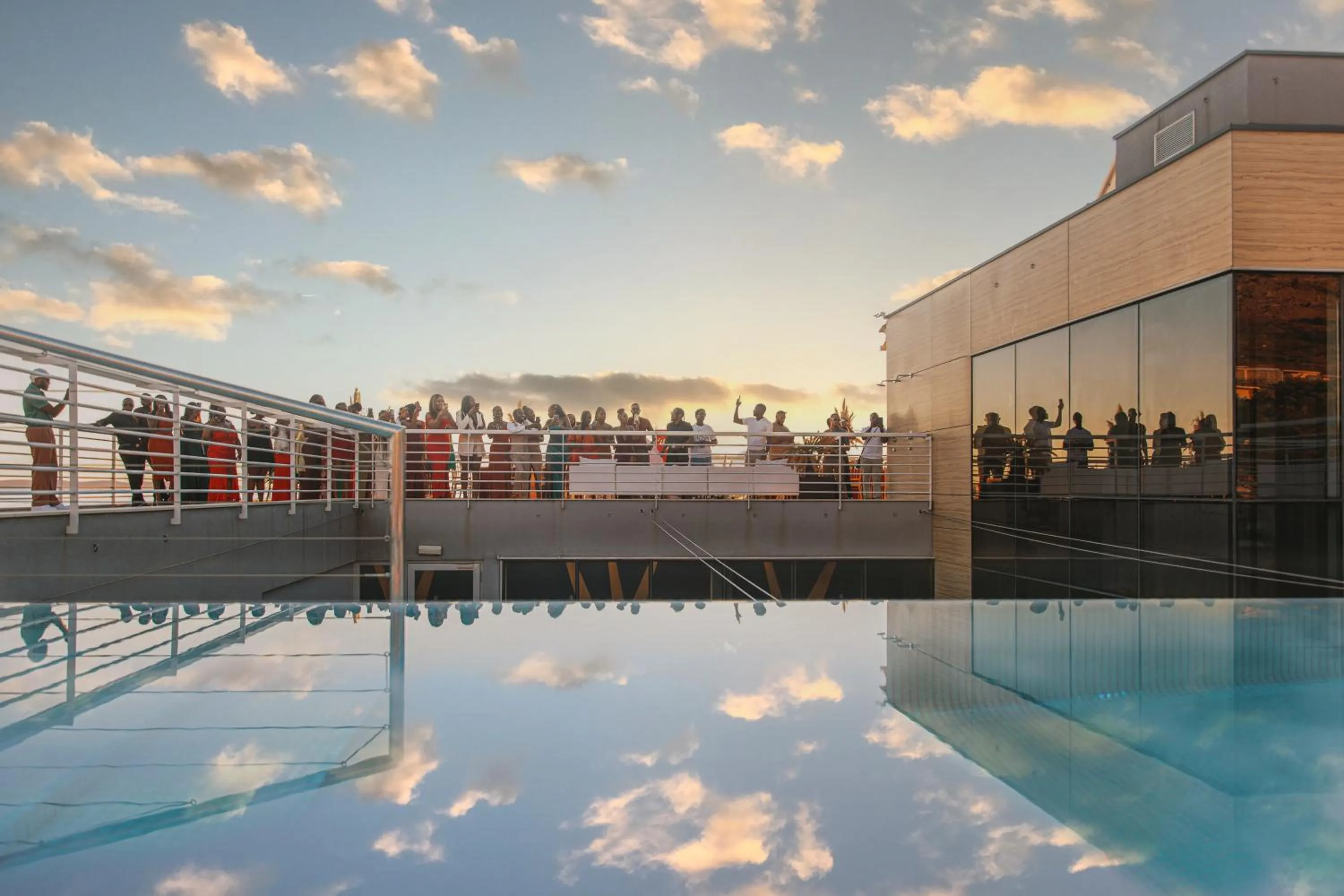 Pool view in Hotel Split