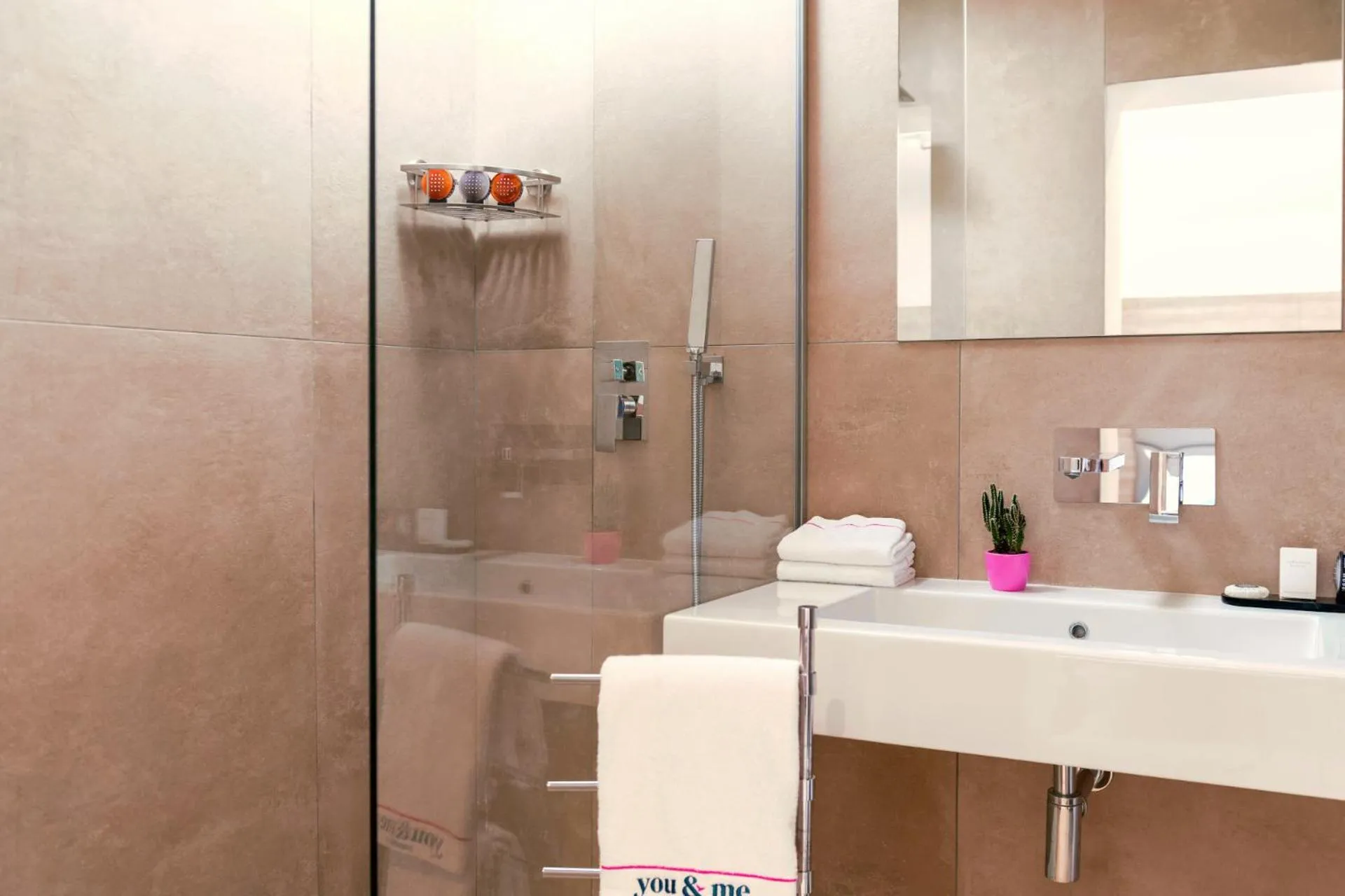 Shower in You & Me Beach Hotel