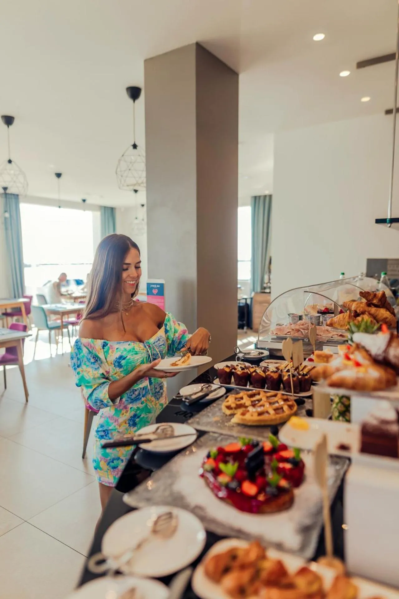 Breakfast in You & Me Beach Hotel