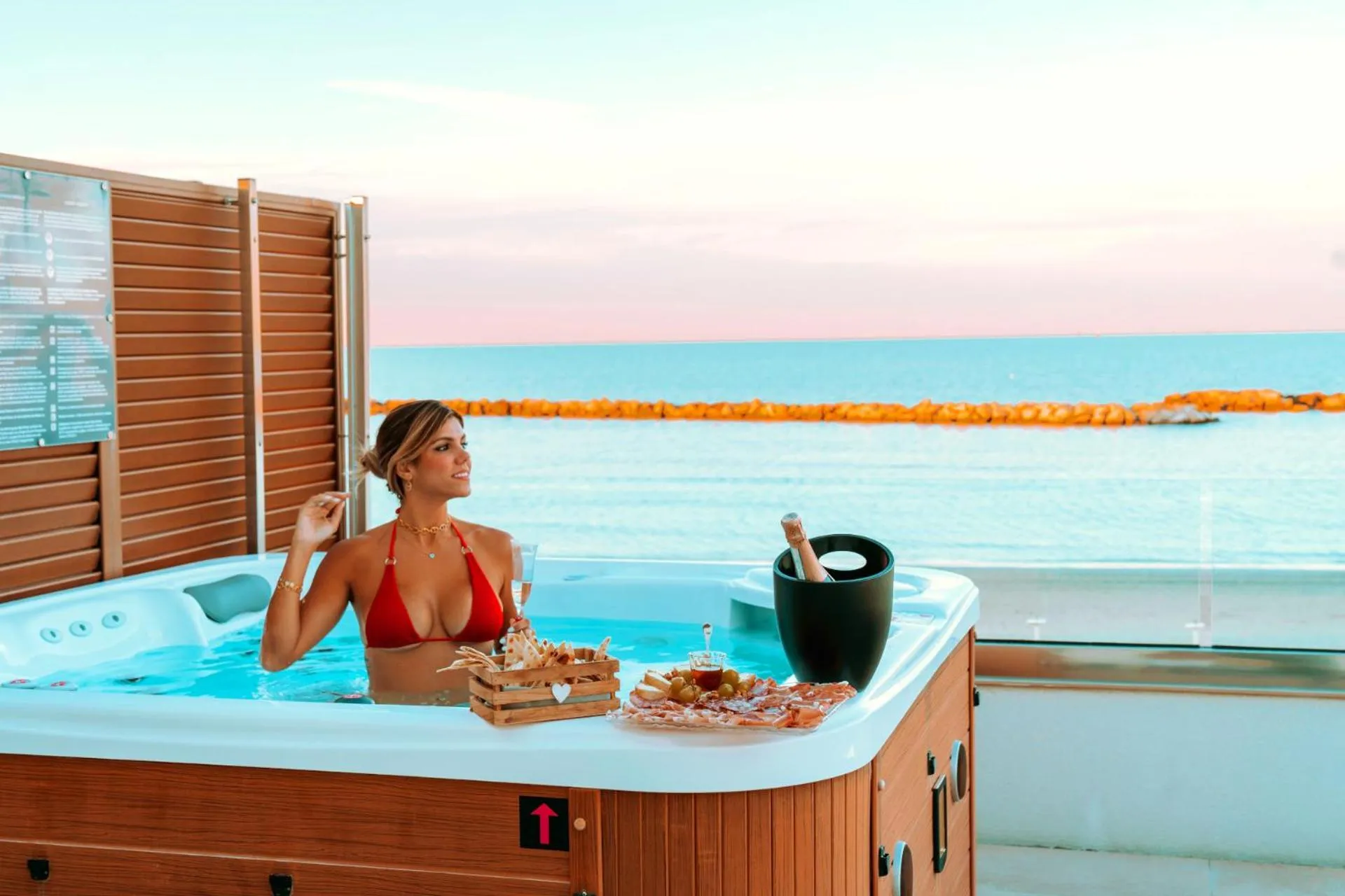 Hot Tub in You & Me Beach Hotel