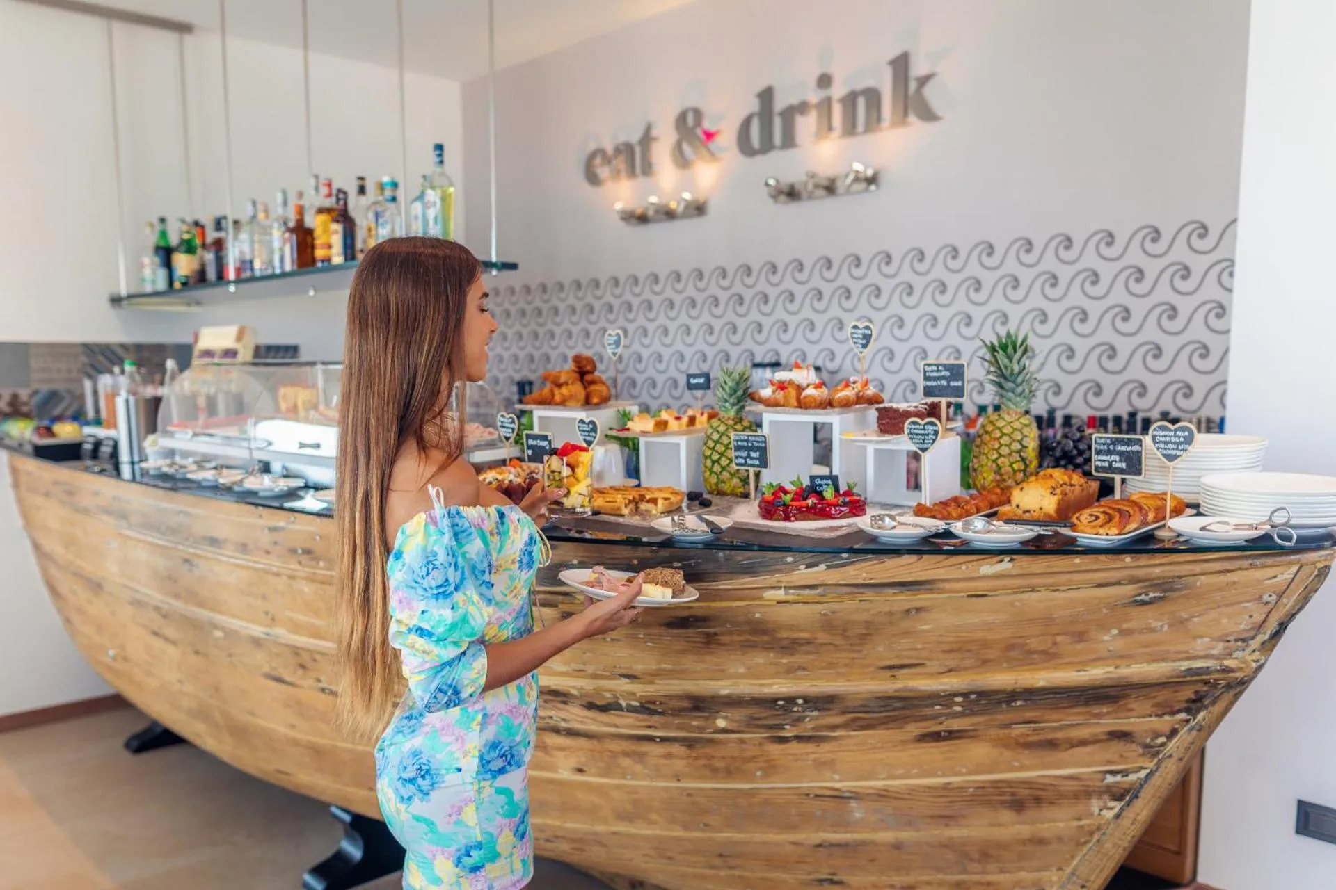 Breakfast in You & Me Beach Hotel