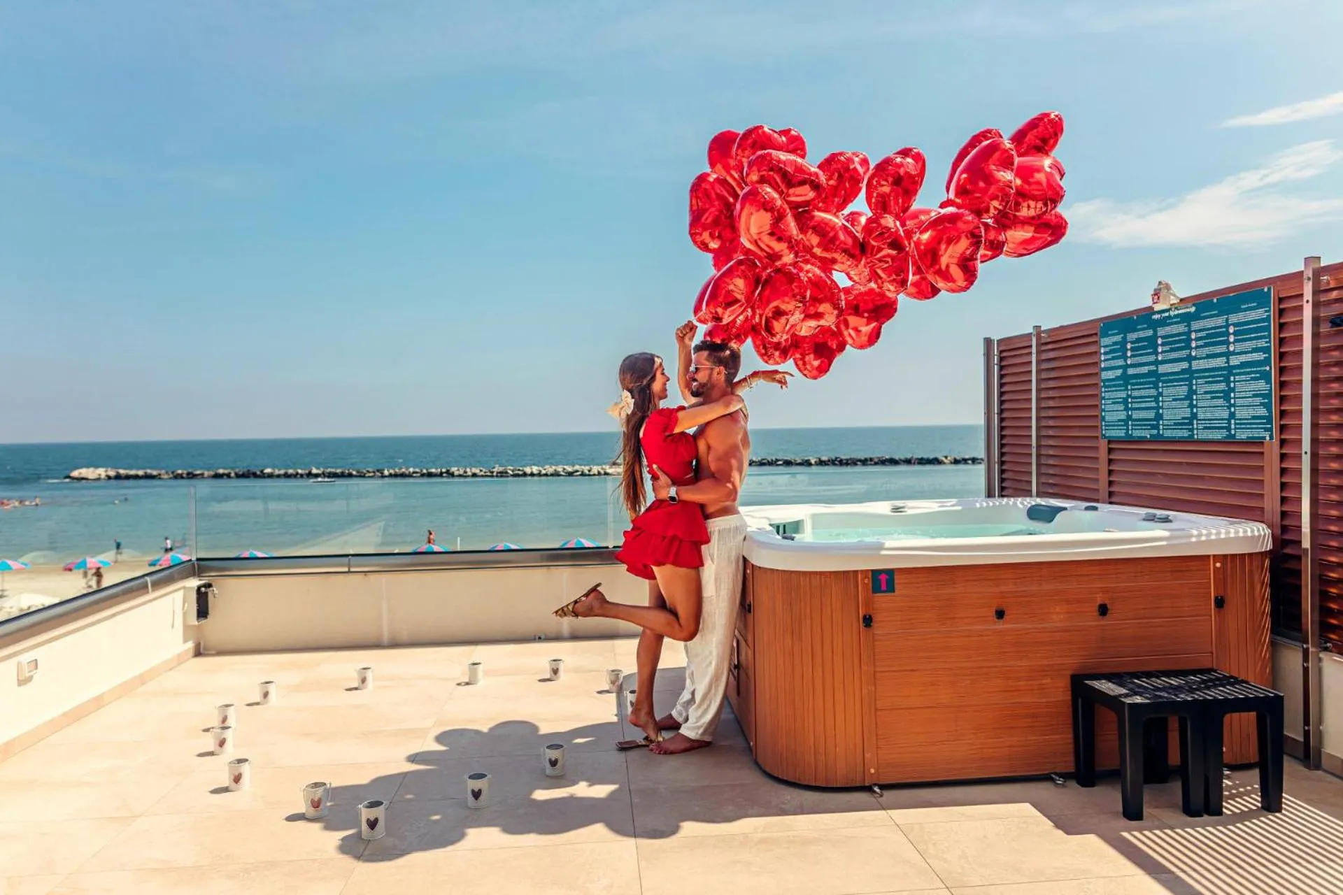 Hot Tub in You & Me Beach Hotel