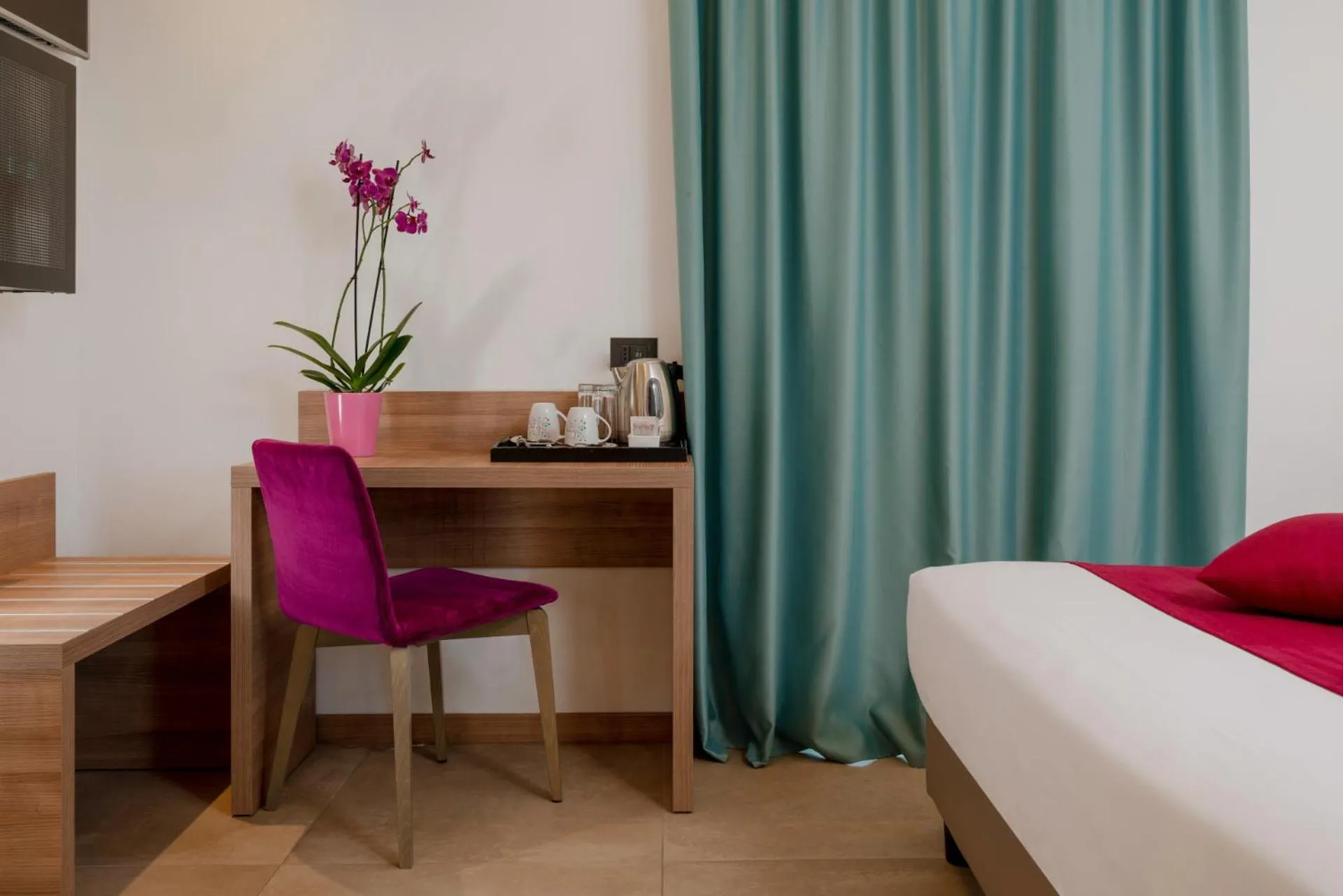 Coffee/tea facilities, Bed in You & Me Beach Hotel