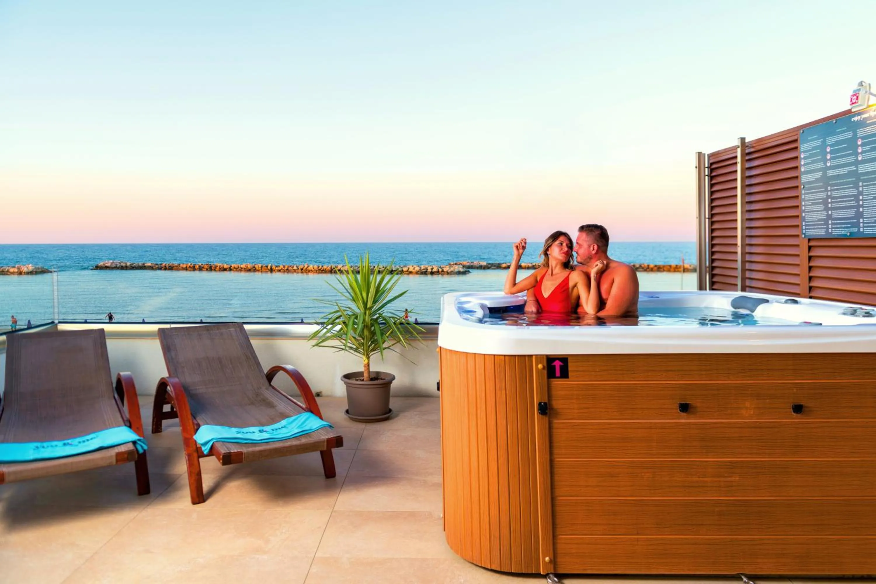 Balcony/Terrace in You & Me Beach Hotel