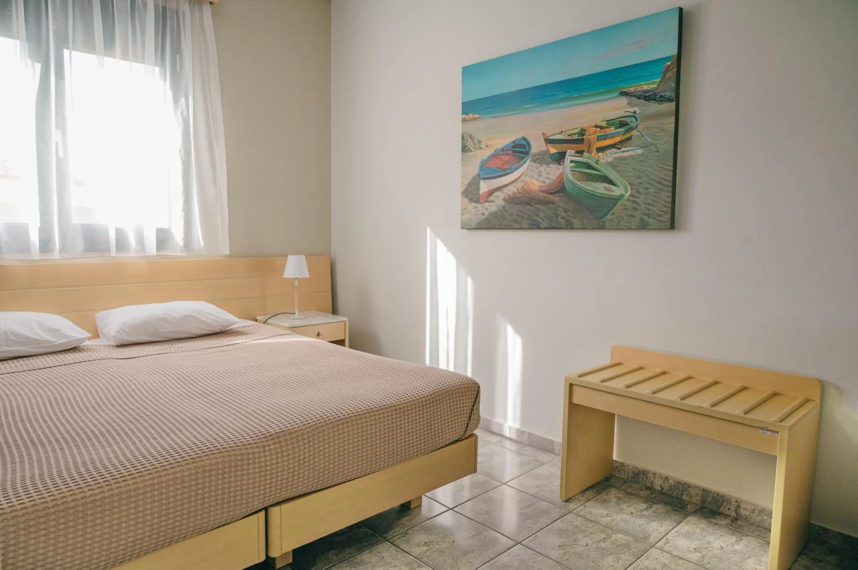 Photo of the whole room, Bed in Emporios Bay Hotel Chios