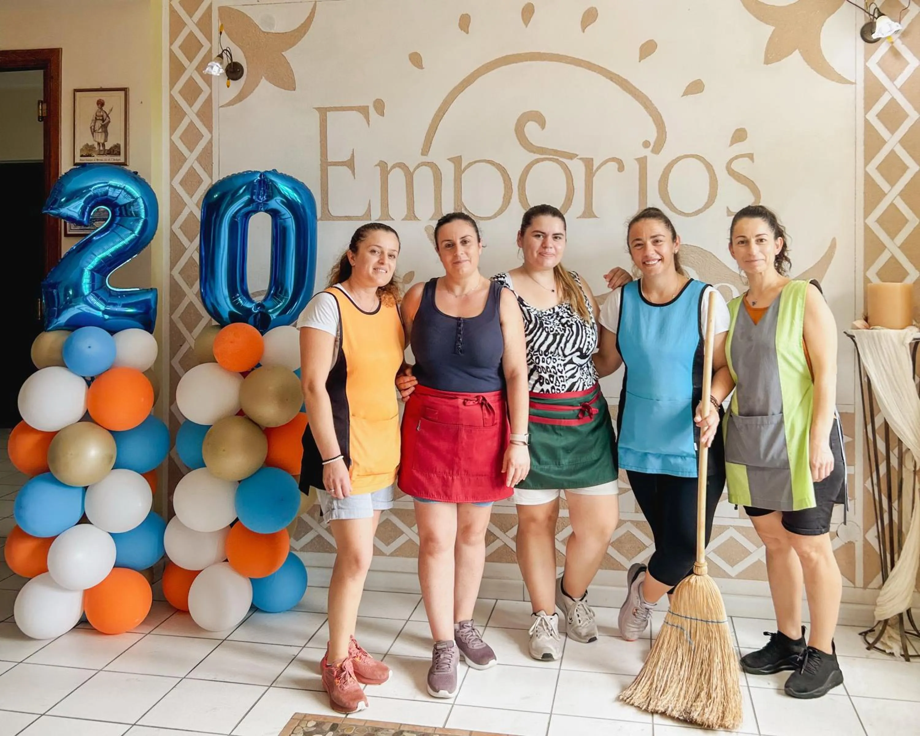 Staff in Emporios Bay Hotel Chios