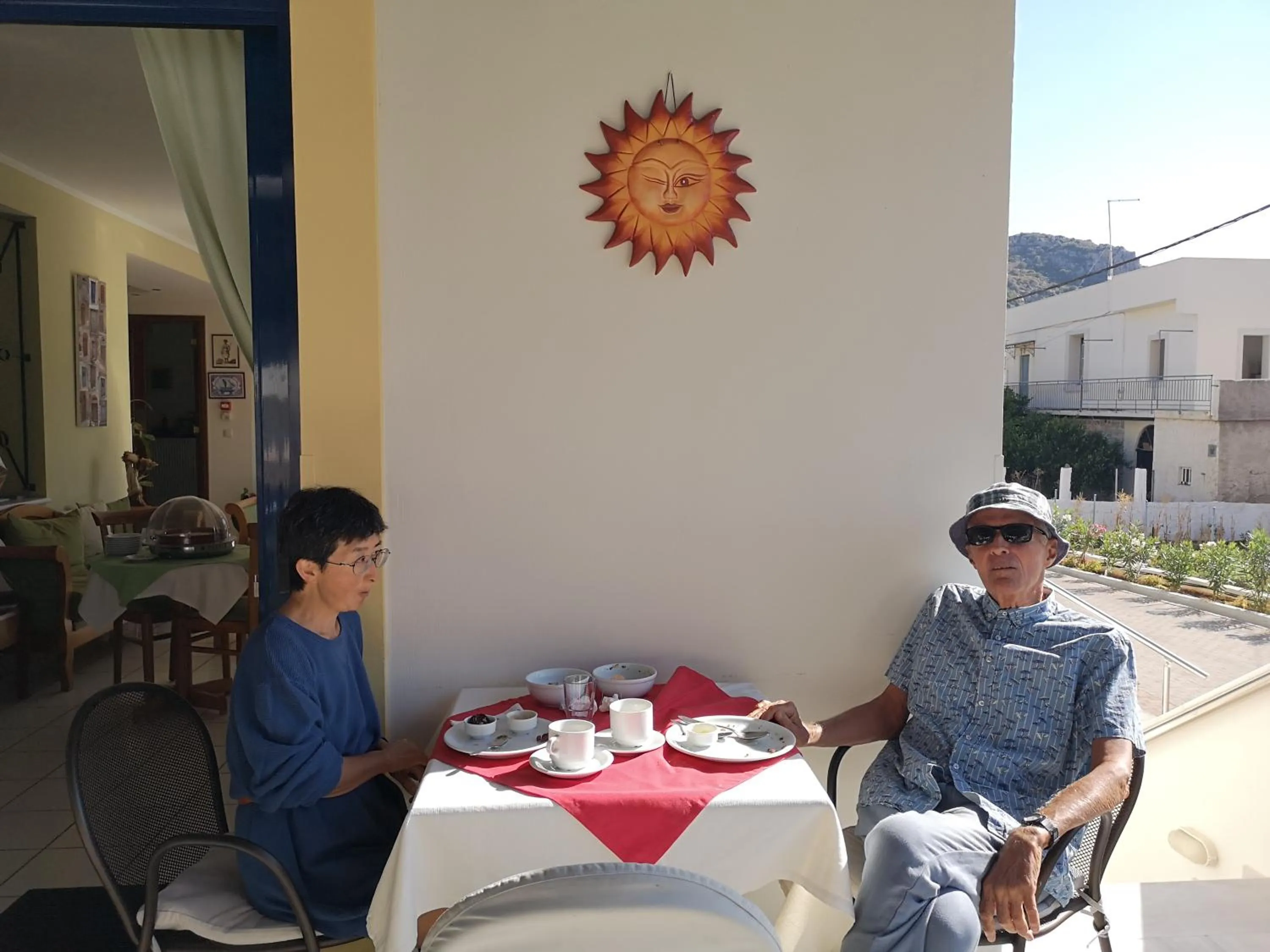 Balcony/Terrace in Emporios Bay Hotel Chios