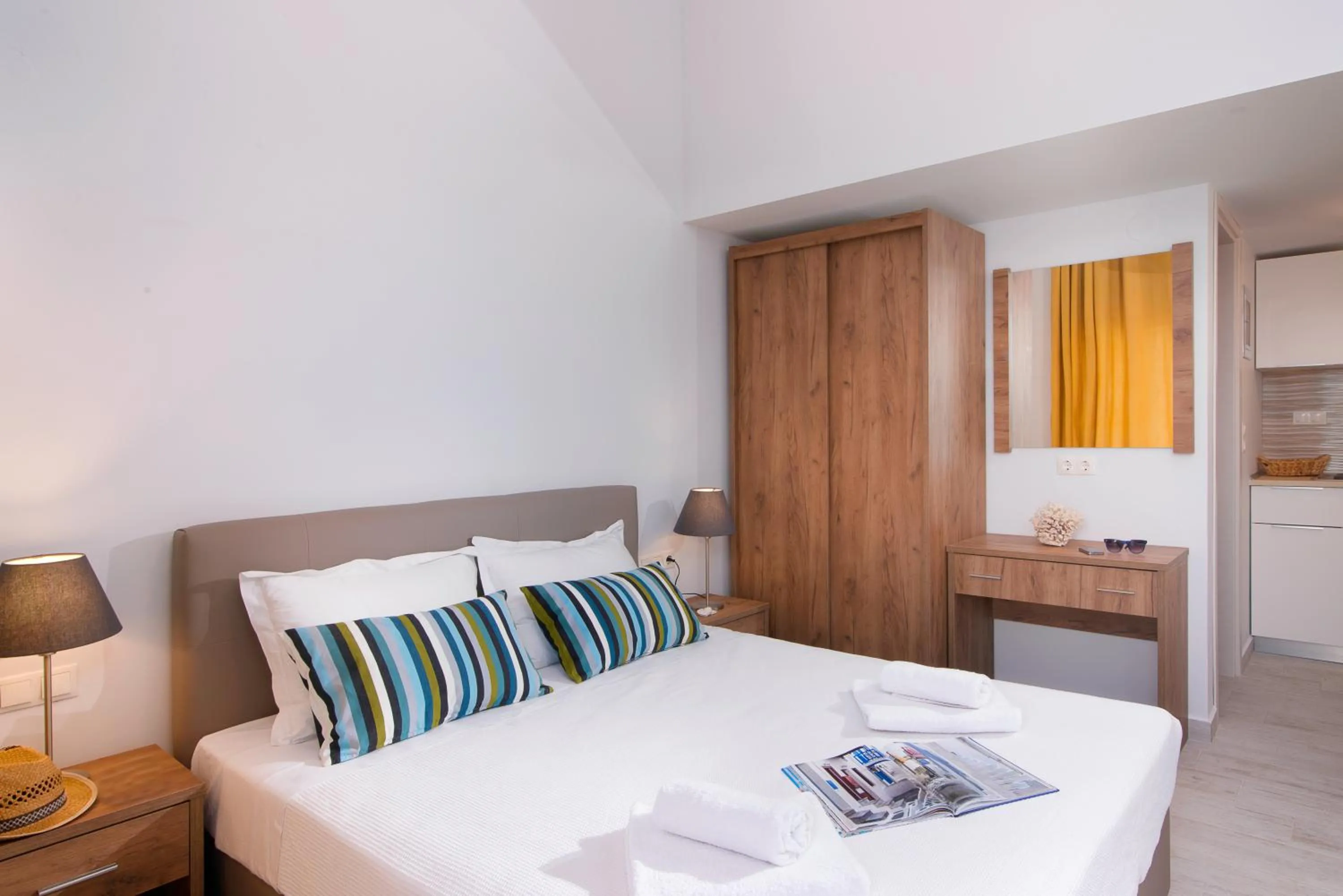 Bedroom, Bed in Terra di Olive Thassos