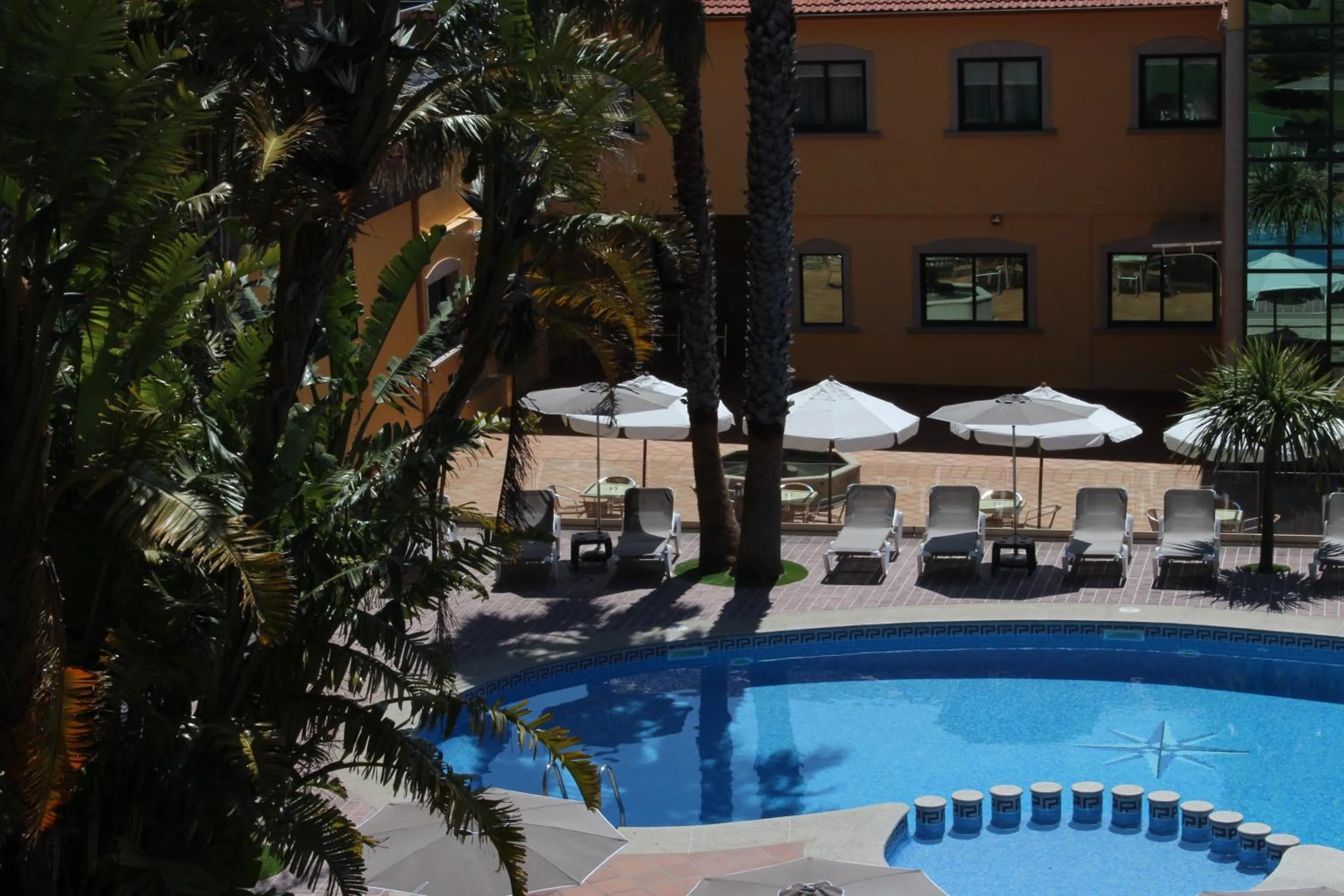 Pool view in Apartamentos Atlántico Resort