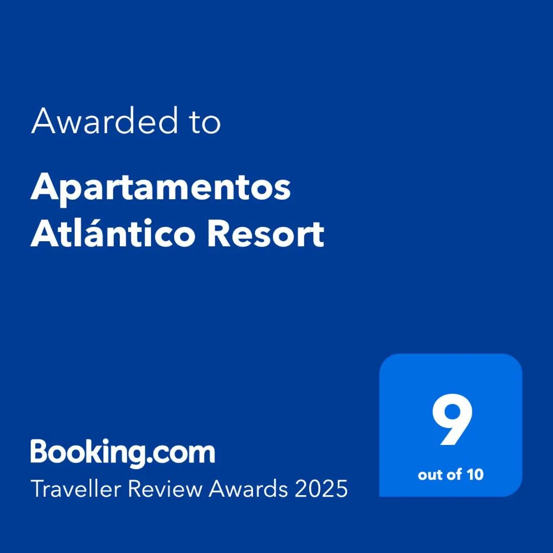 Certificate/Award in Apartamentos Atlántico Resort