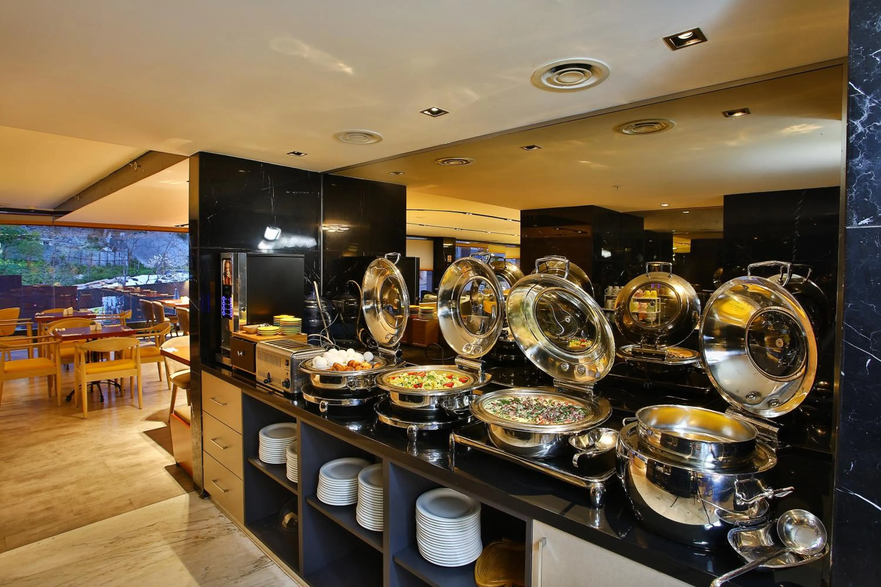 Buffet breakfast in ibis Styles Istanbul Bomonti