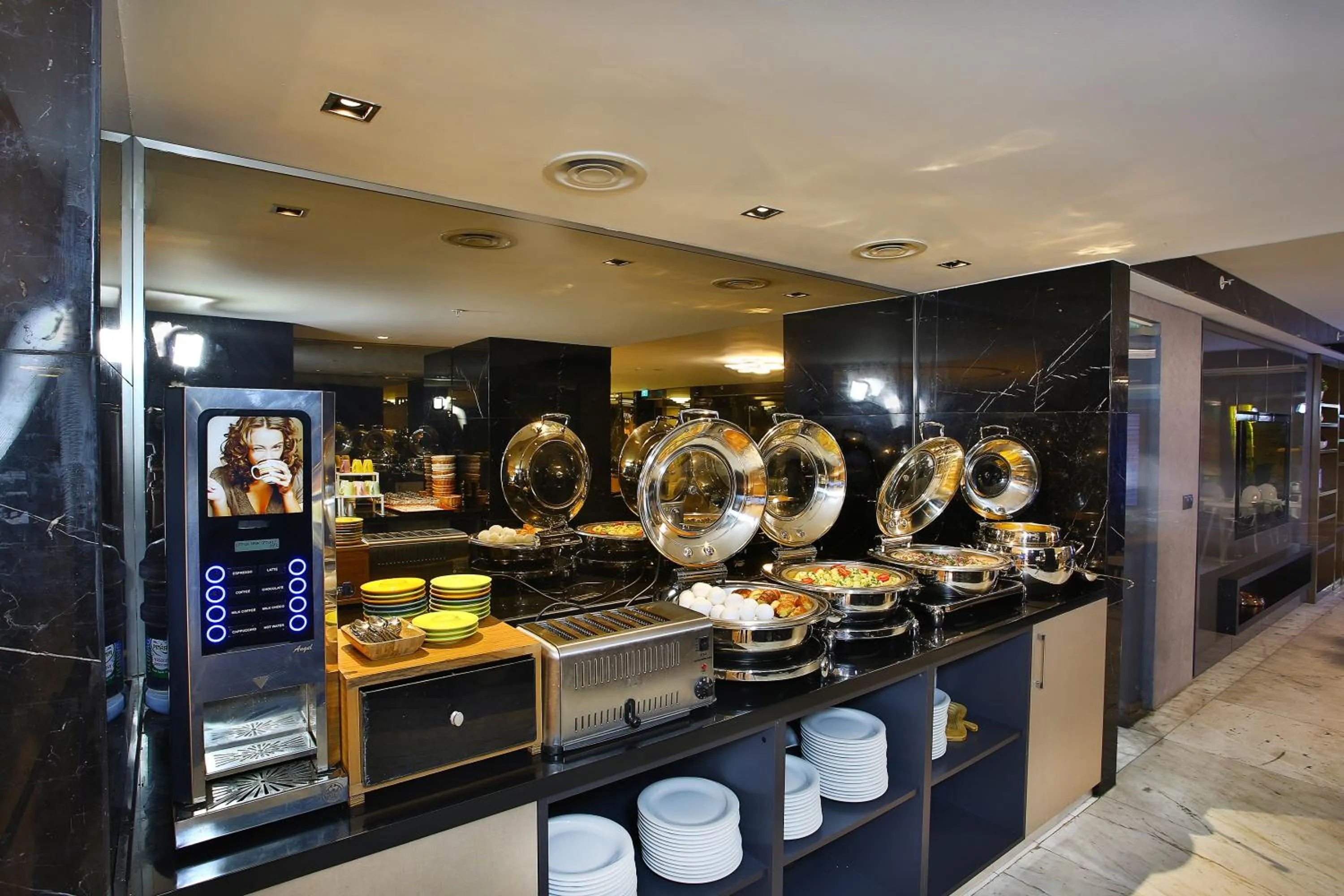 Buffet breakfast in ibis Styles Istanbul Bomonti