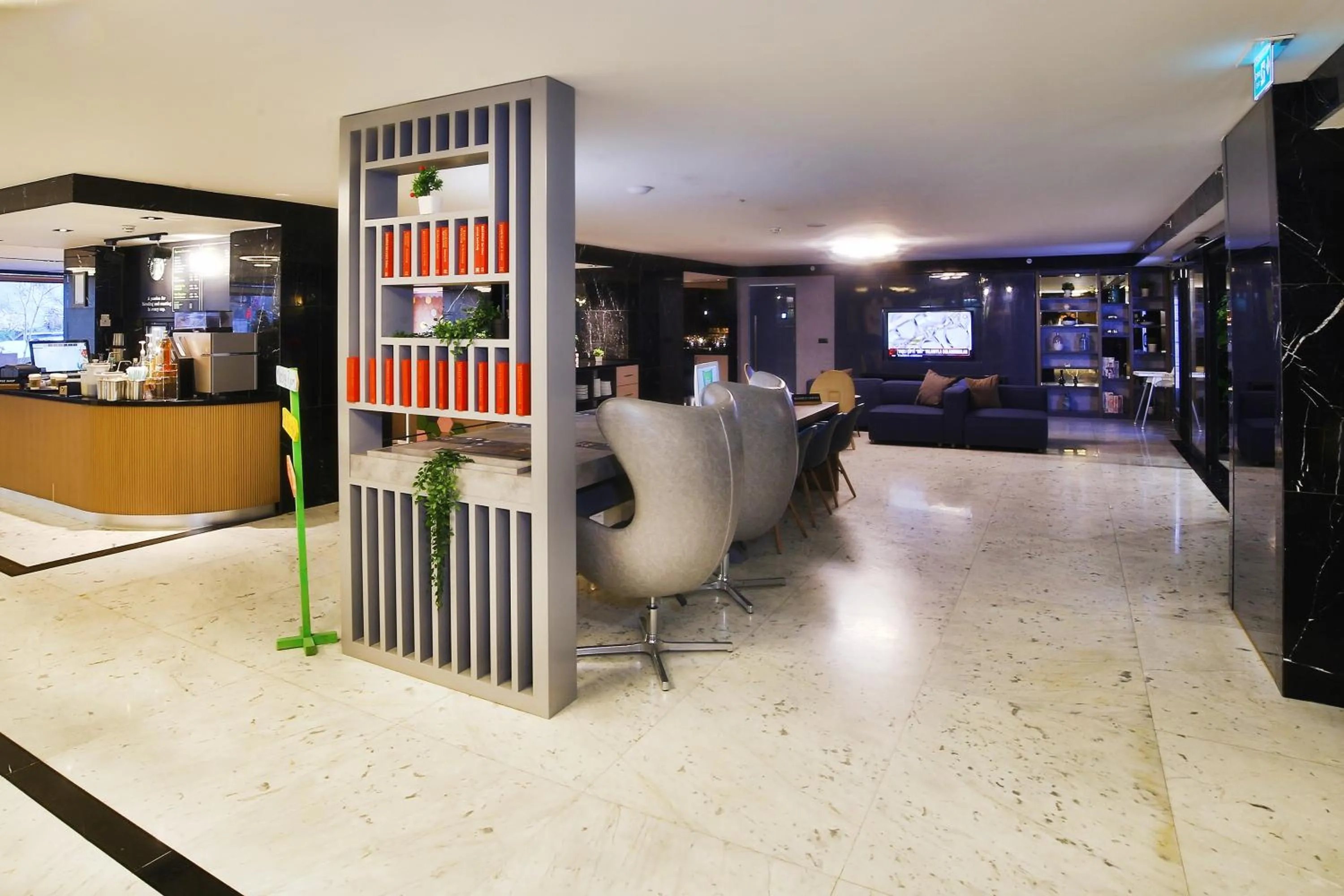 Communal lounge/ TV room in ibis Styles Istanbul Bomonti