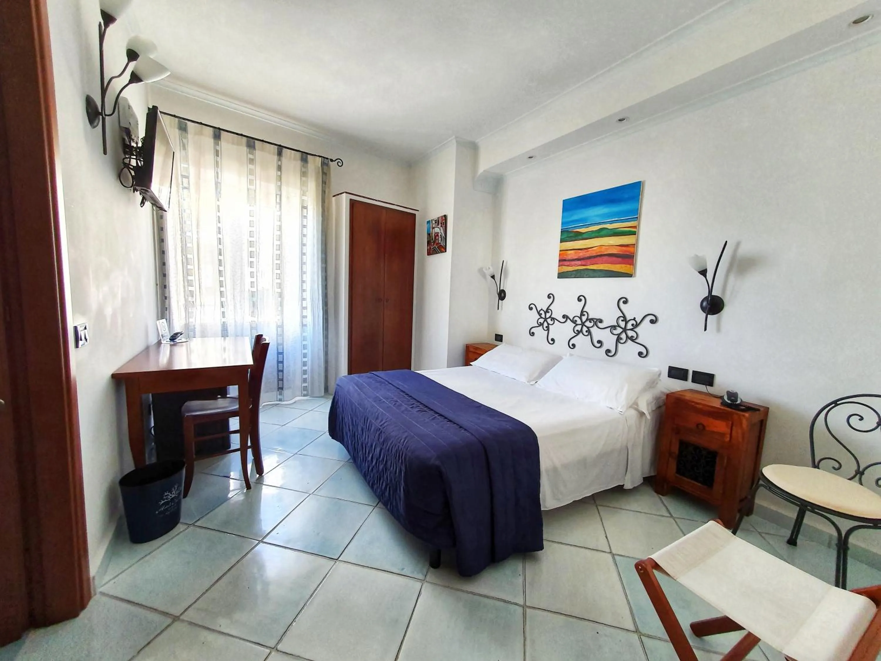 Bed in Hotel Corallo Sperlonga