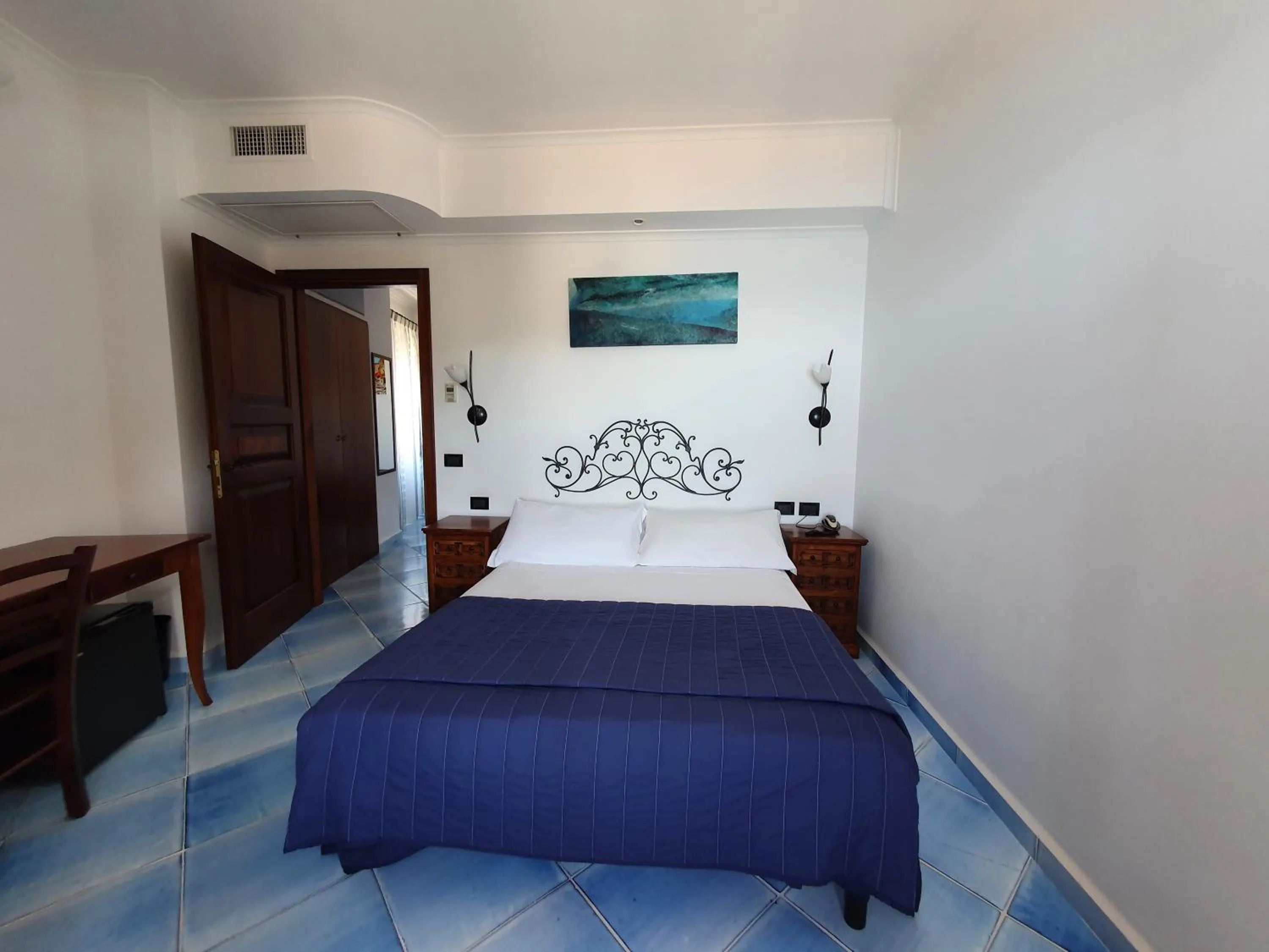 Bed in Hotel Corallo Sperlonga