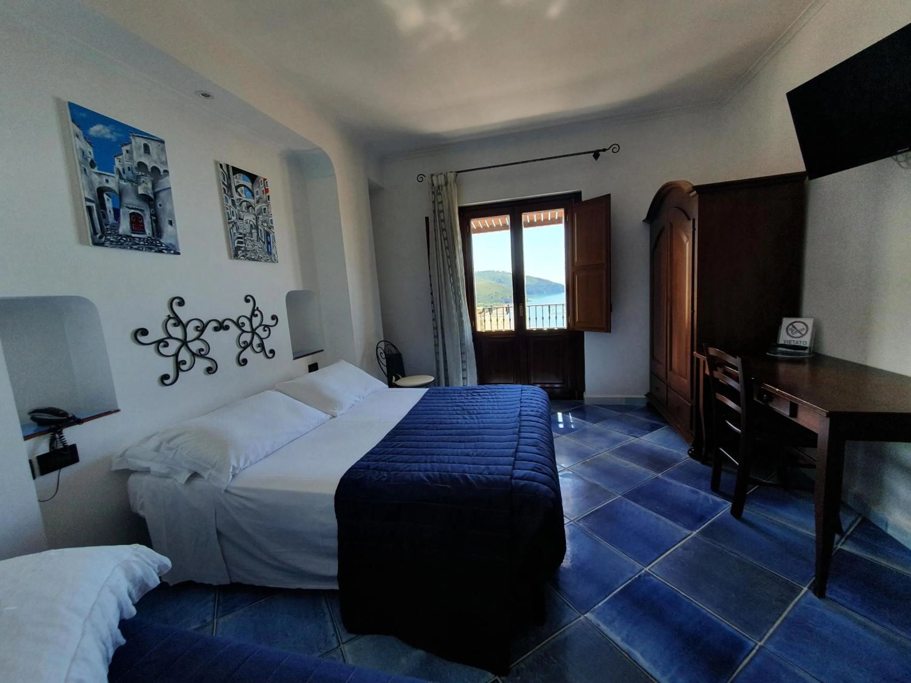 Bed in Hotel Corallo Sperlonga