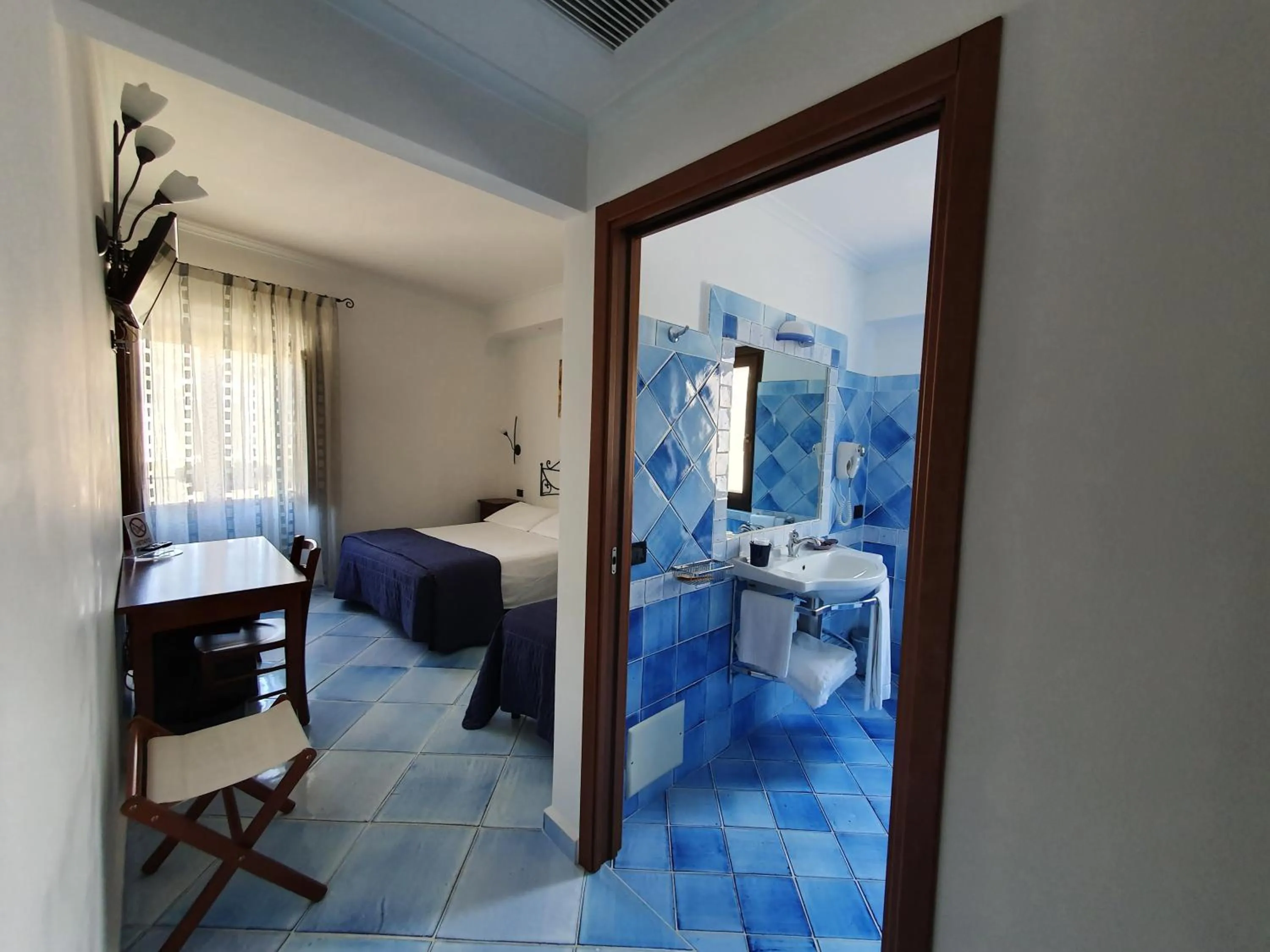 Bed in Hotel Corallo Sperlonga