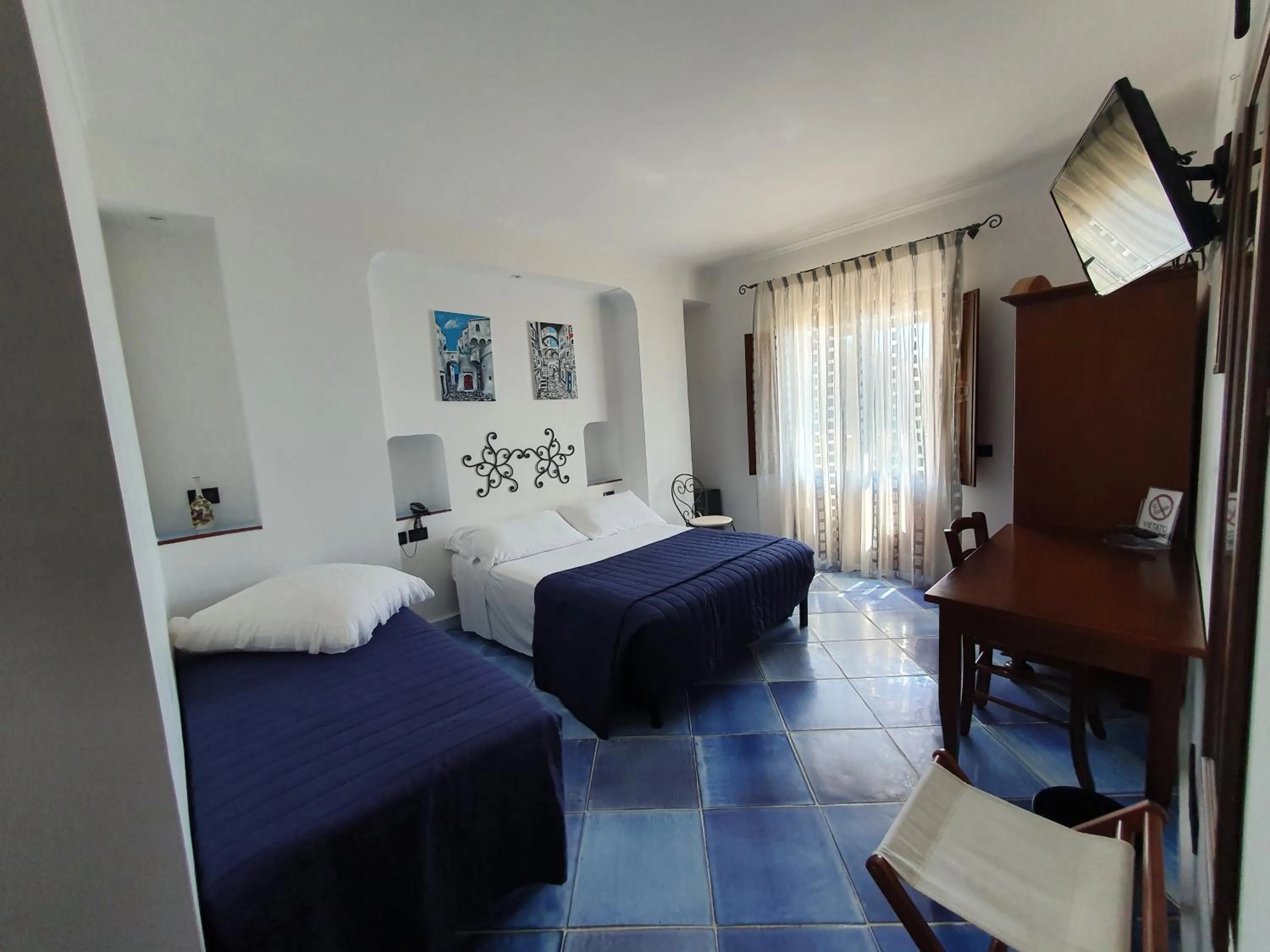 Bed in Hotel Corallo Sperlonga