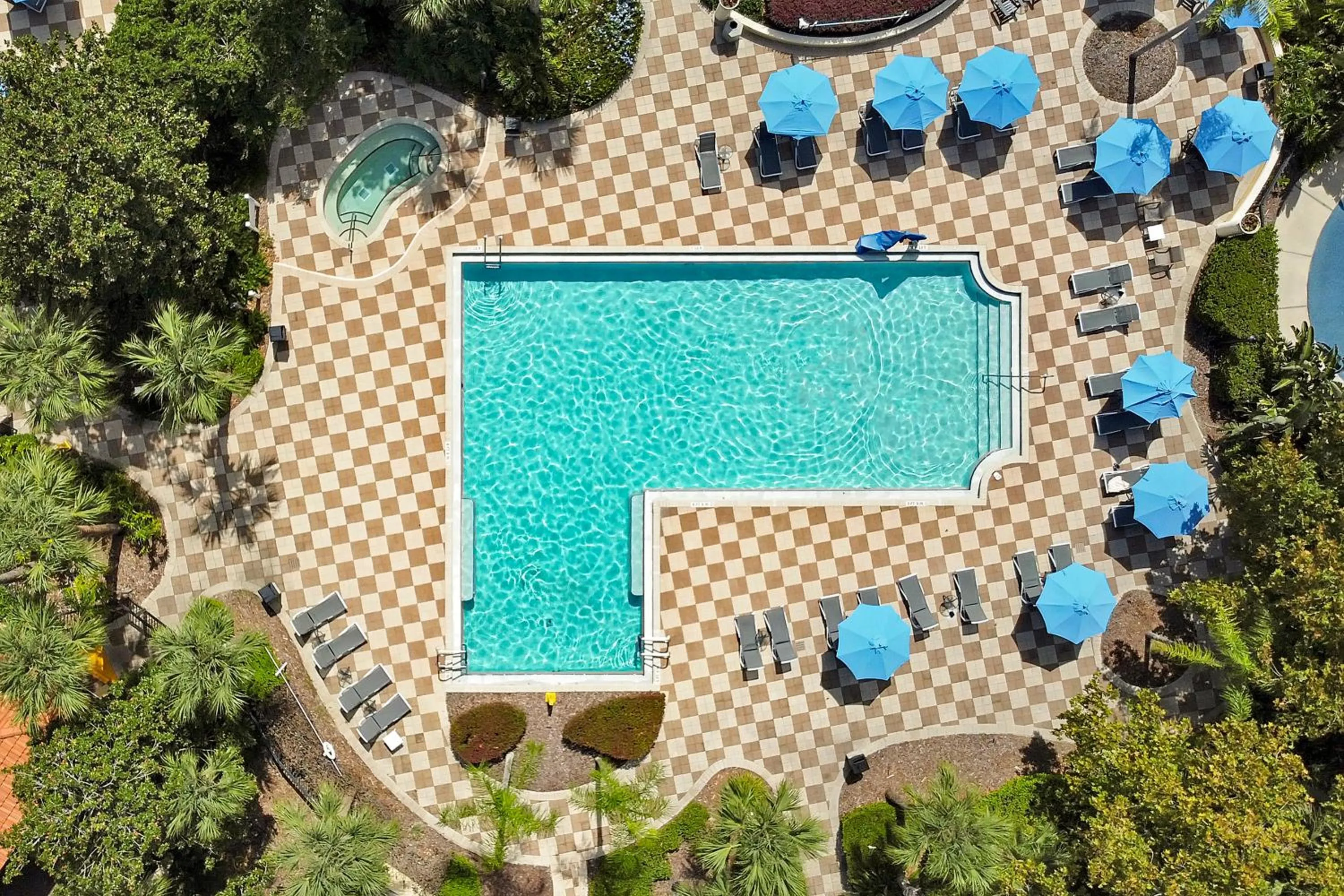 Swimming pool in Encantada Resort Vacation Townhomes by IDILIQ