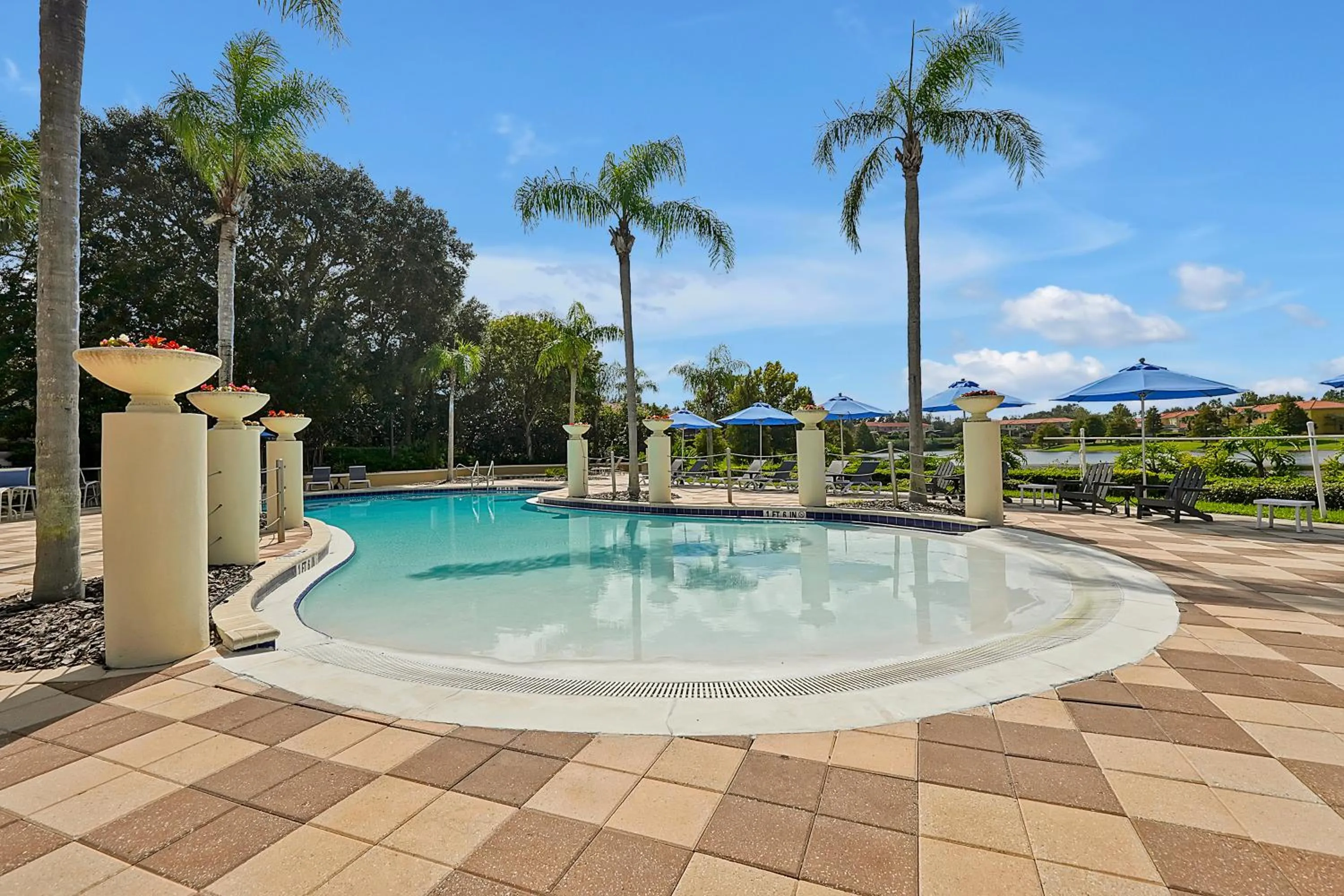 Swimming pool in Encantada Resort Vacation Townhomes by IDILIQ