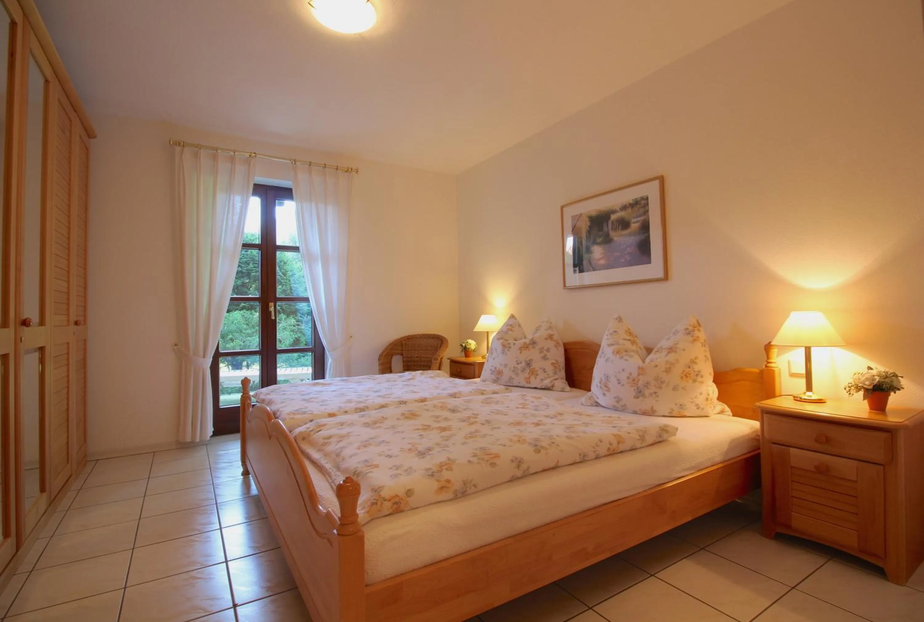Bedroom, Bed in FeWo Gudrun