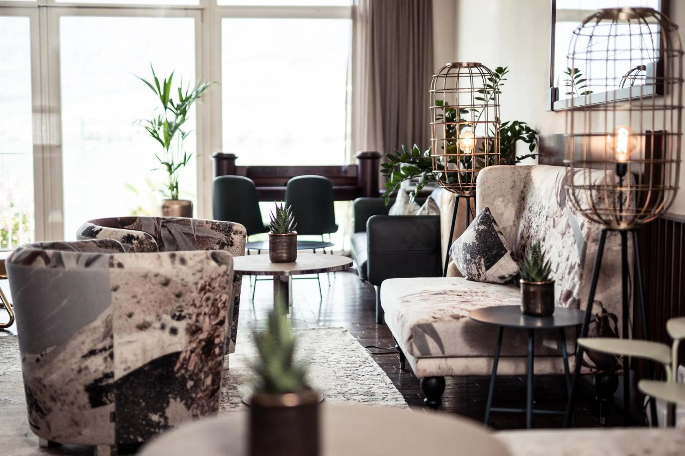 Communal lounge/ TV room in Parc Hotel Am See