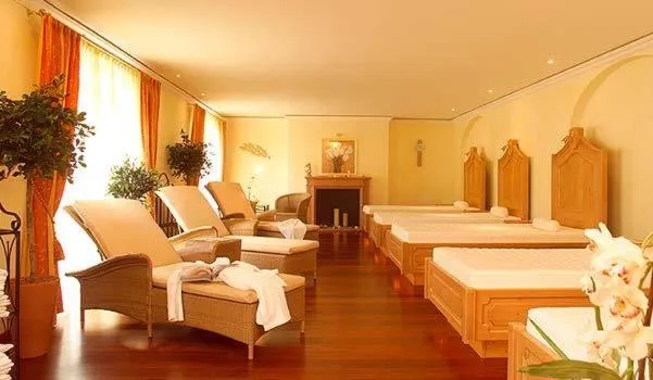 Sauna, Bed in Hotel Friesacher