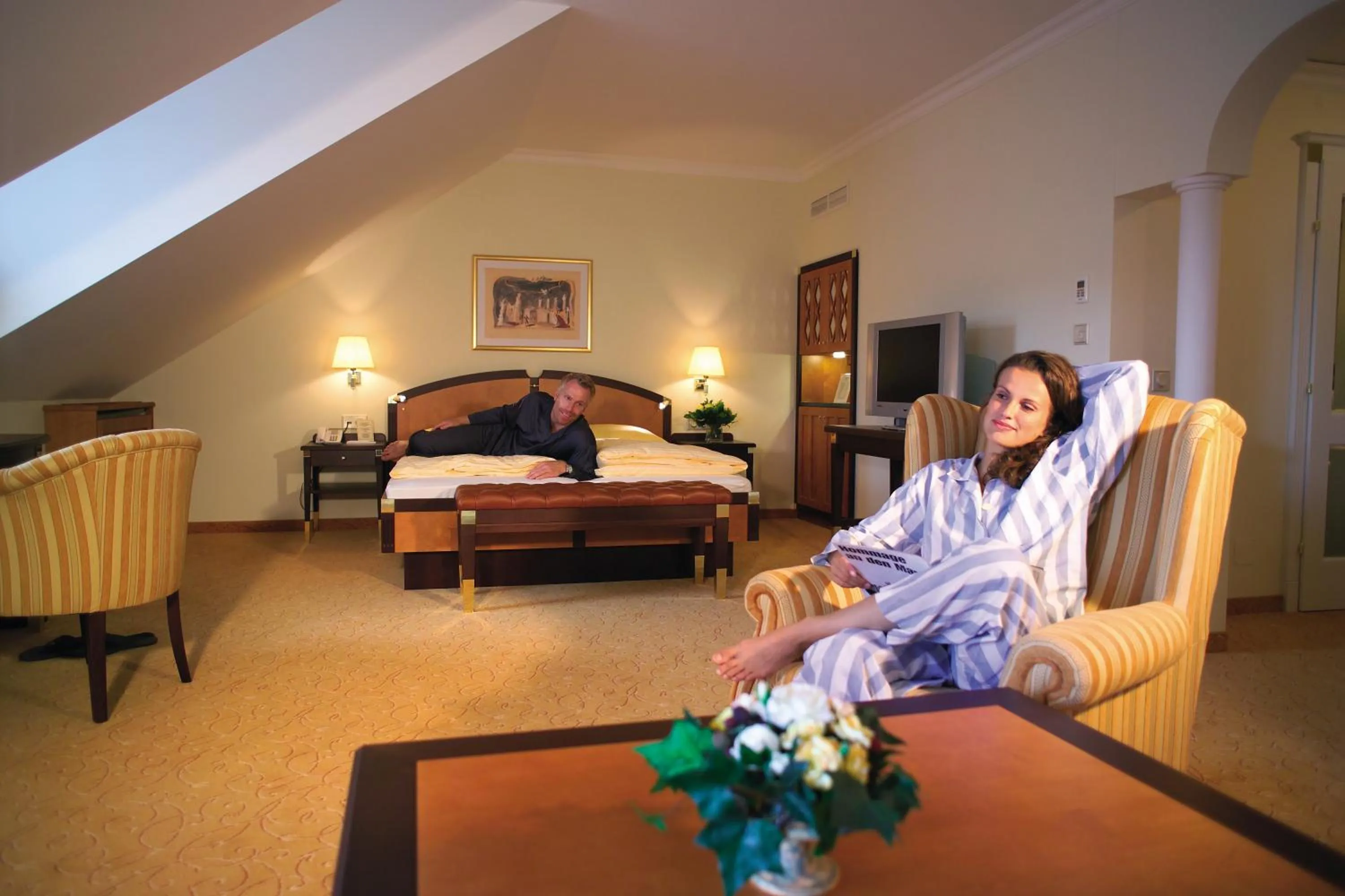 Bedroom, Bed in Hotel Friesacher