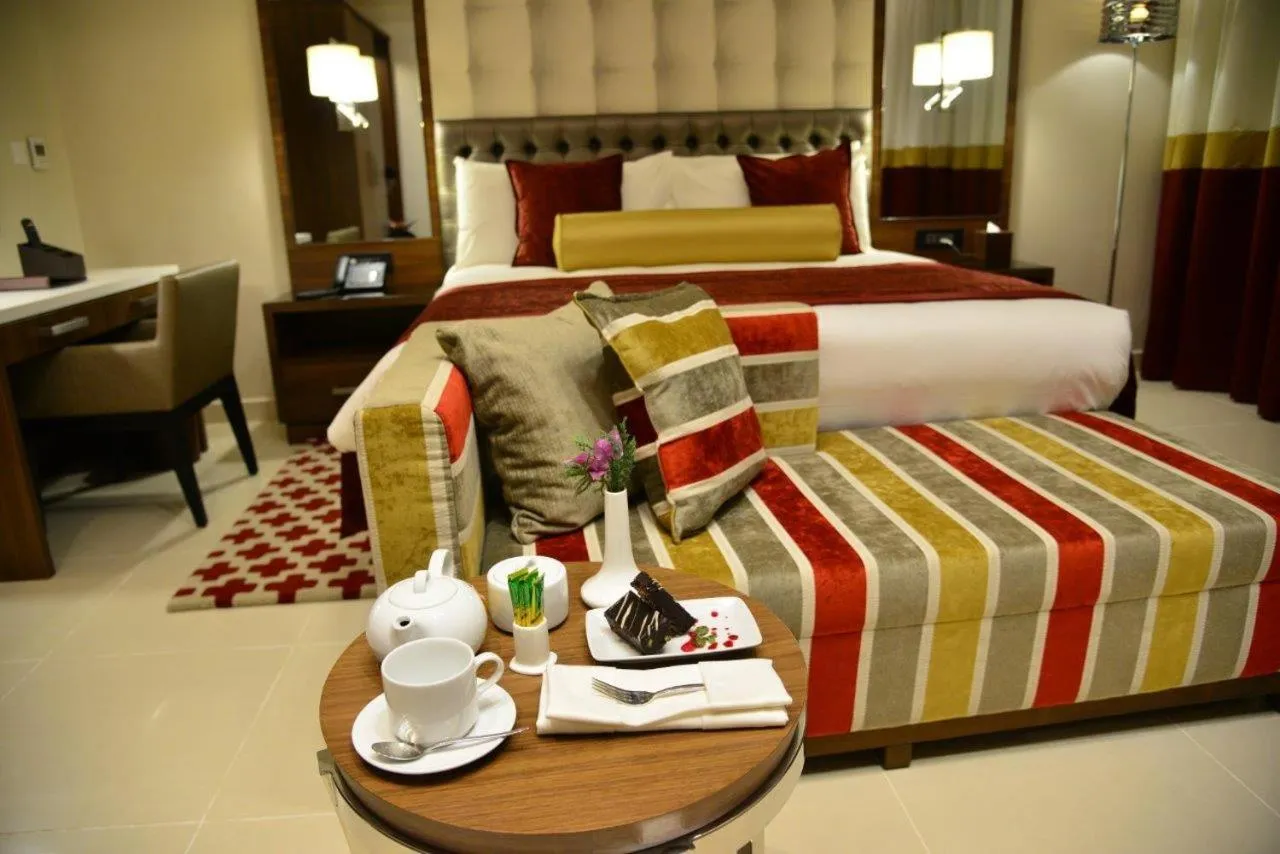 Bed in The Envoy Hotel Abuja