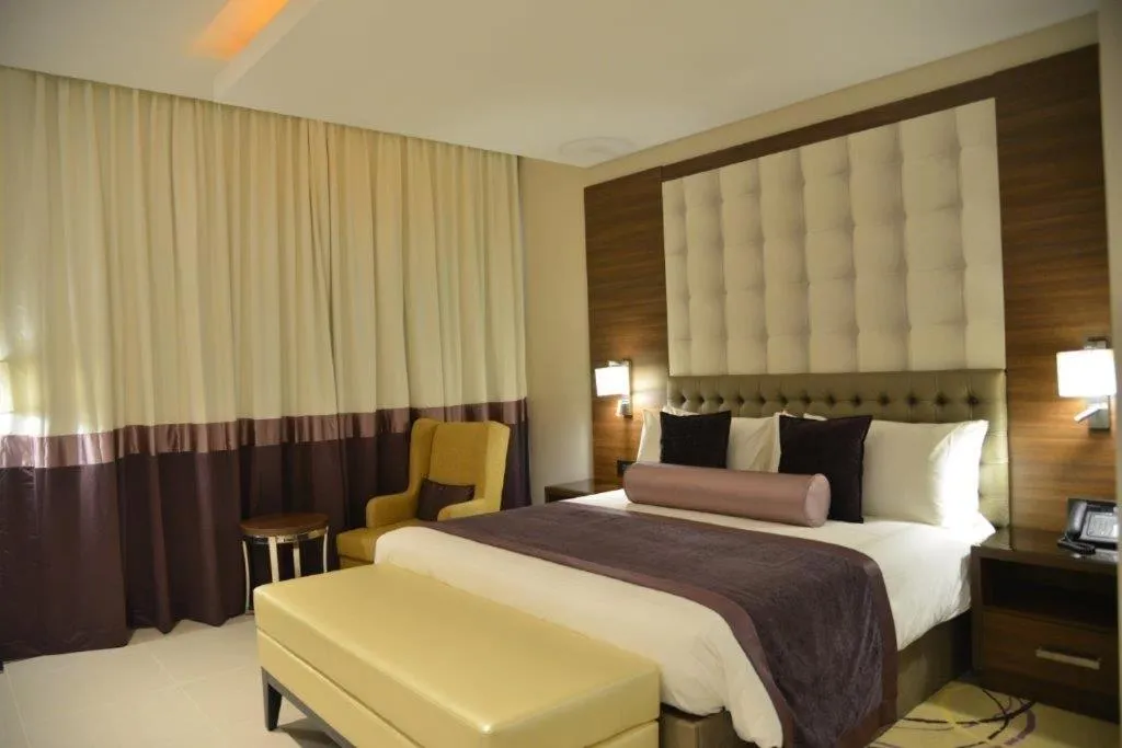 Bed in The Envoy Hotel Abuja