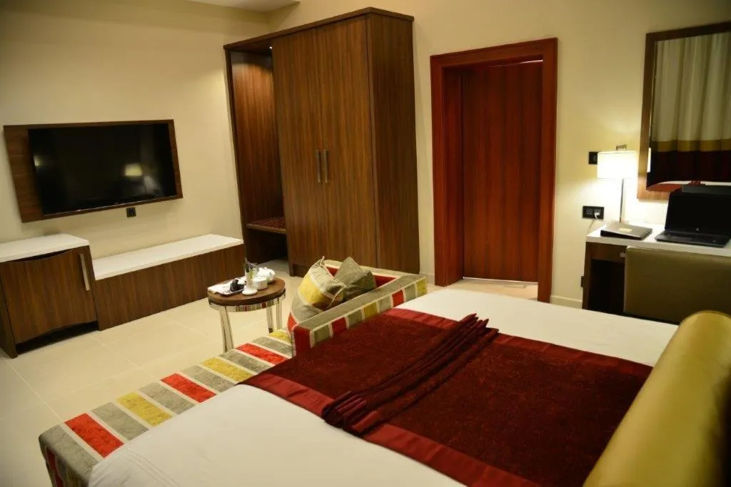 Bed in The Envoy Hotel Abuja